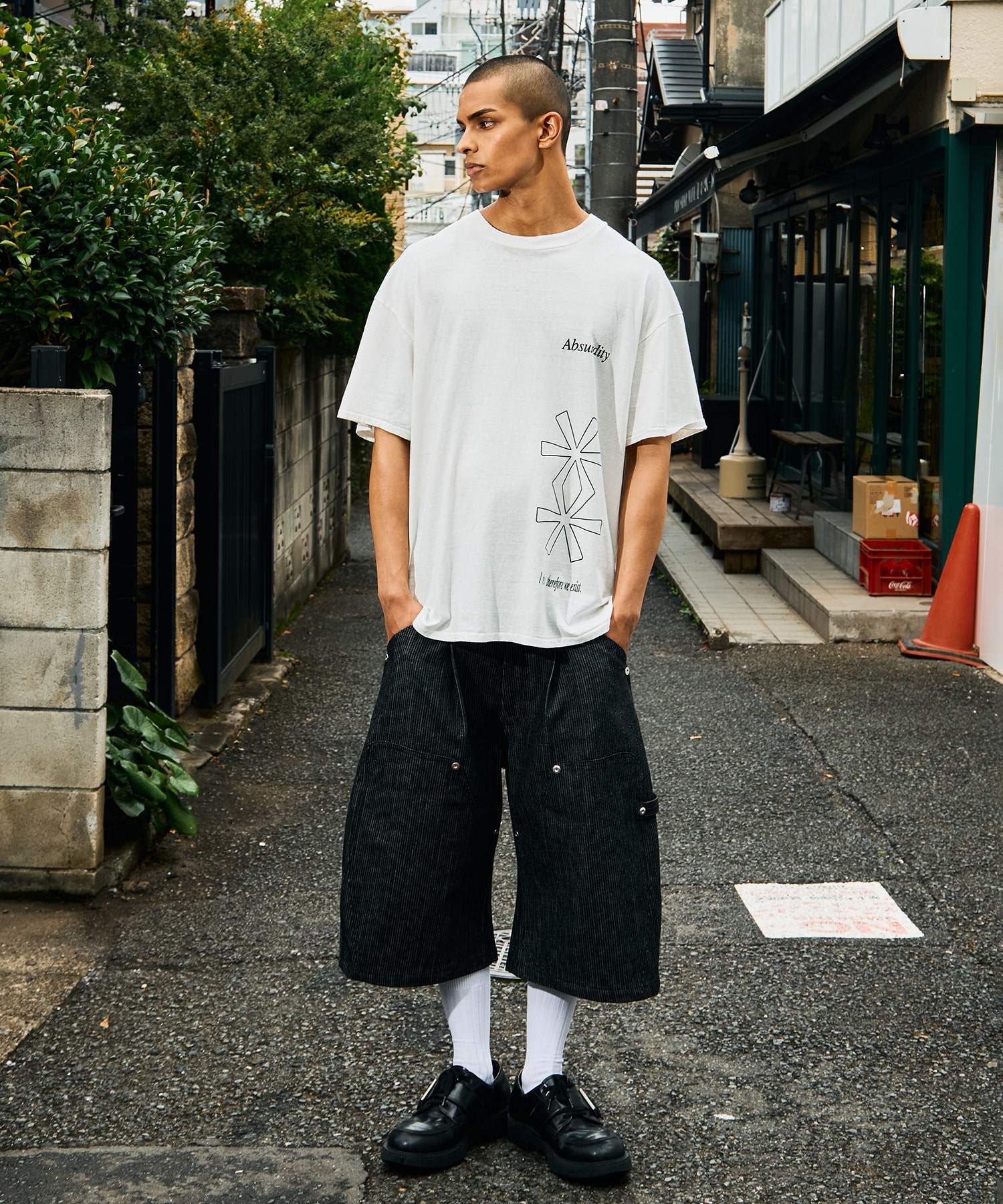 double knee pique shorts CONZ