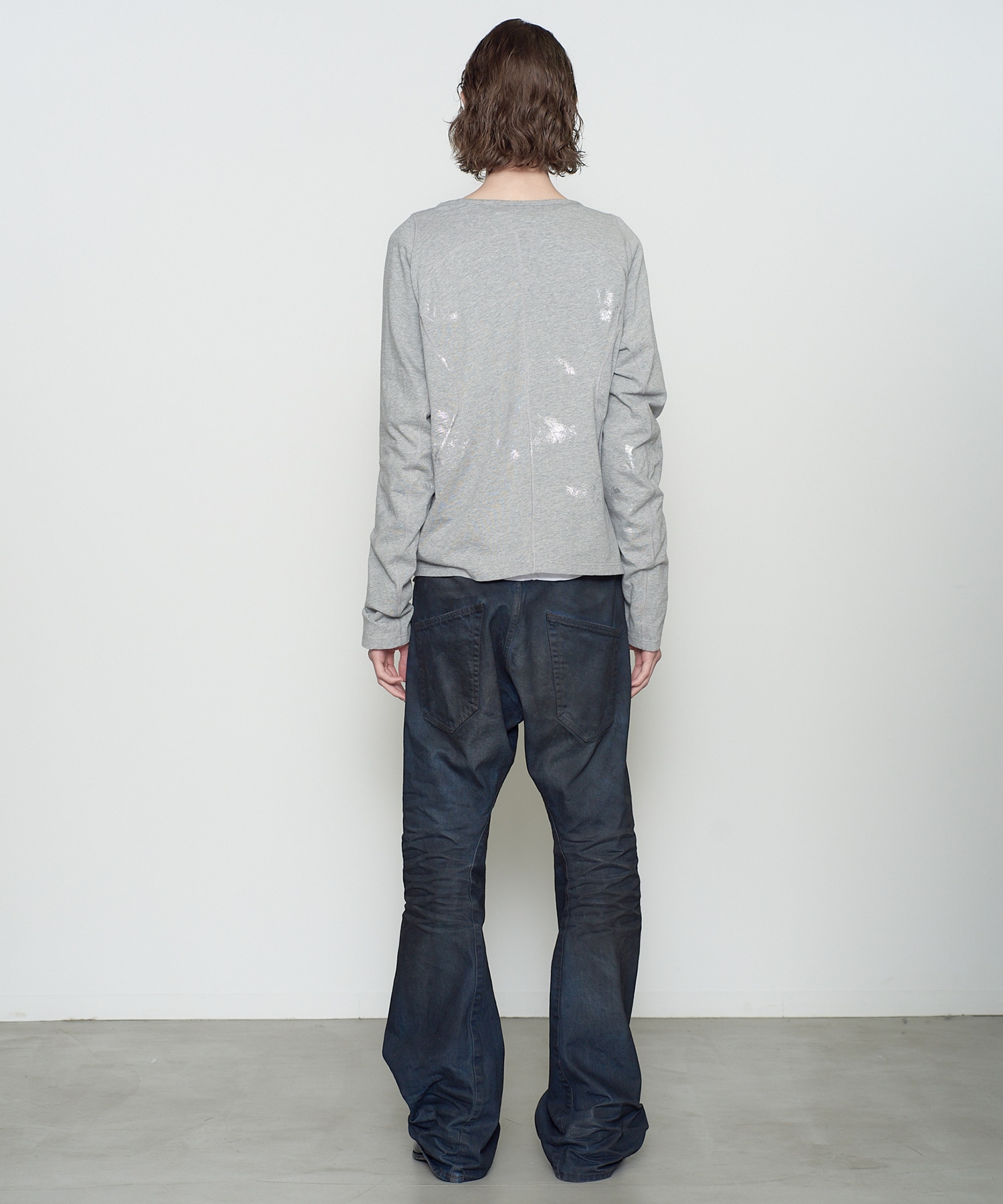 FOIL PAINT SPLATTER LONG SLEEVE T-SHIRT NVRFRGT