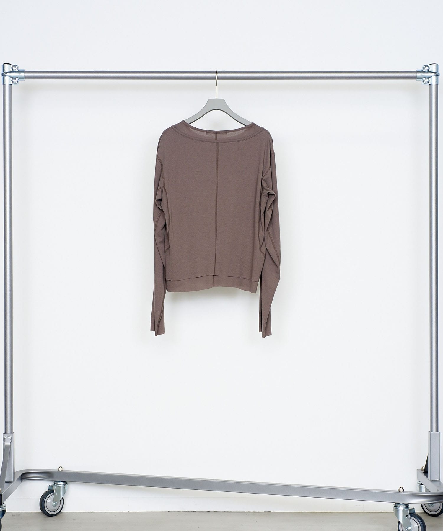 DOUBLE LAYERED LONG SLEEVE T SHIRT NVRFRGT