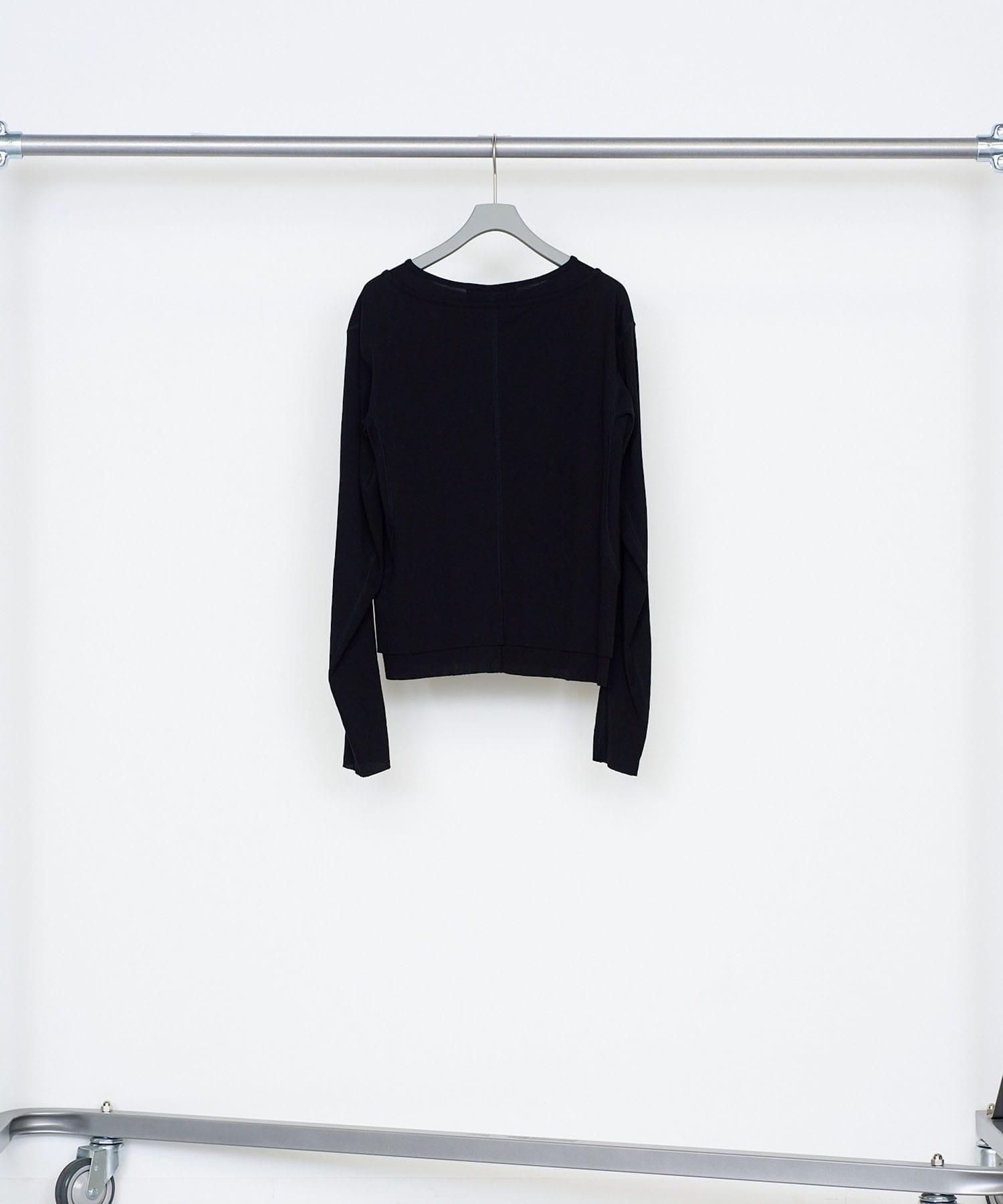 DOUBLE LAYERED LONG SLEEVE T SHIRT NVRFRGT