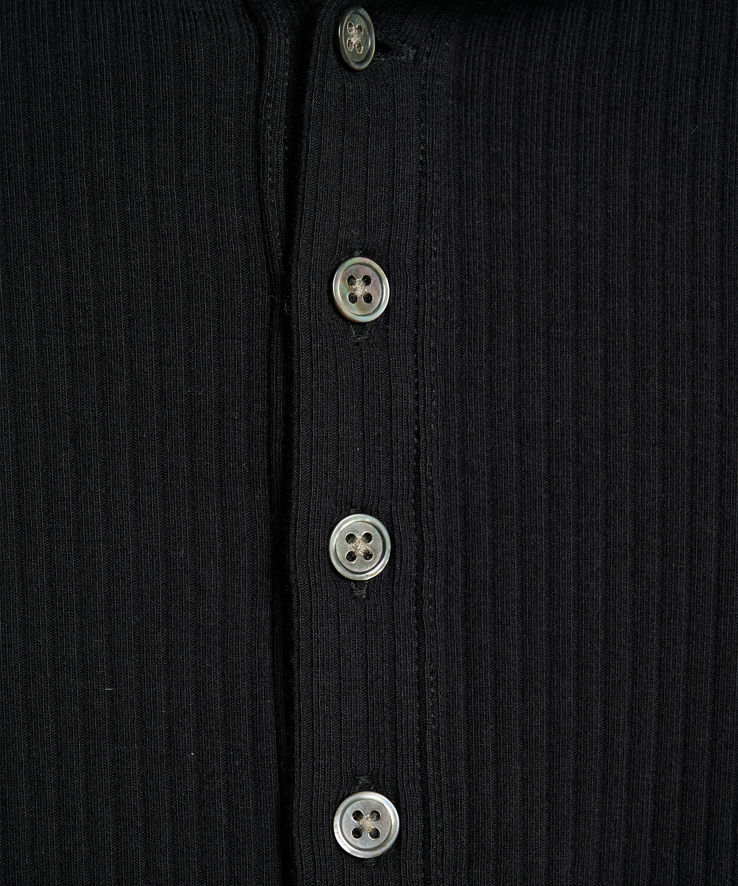 hooded rib long sleeve tee CONZ