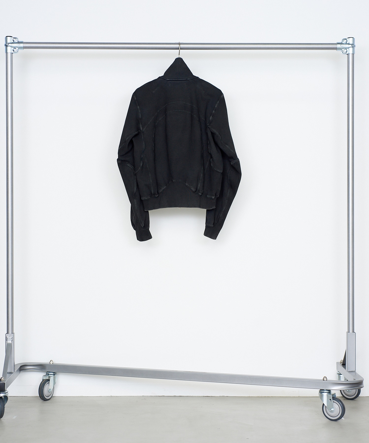 PANELED ZIP UP SWEAT SHIRT NVRFRGT