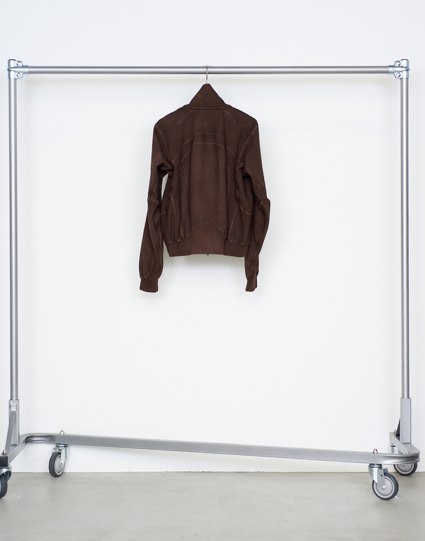 PANELED ZIP UP SWEAT SHIRT NVRFRGT