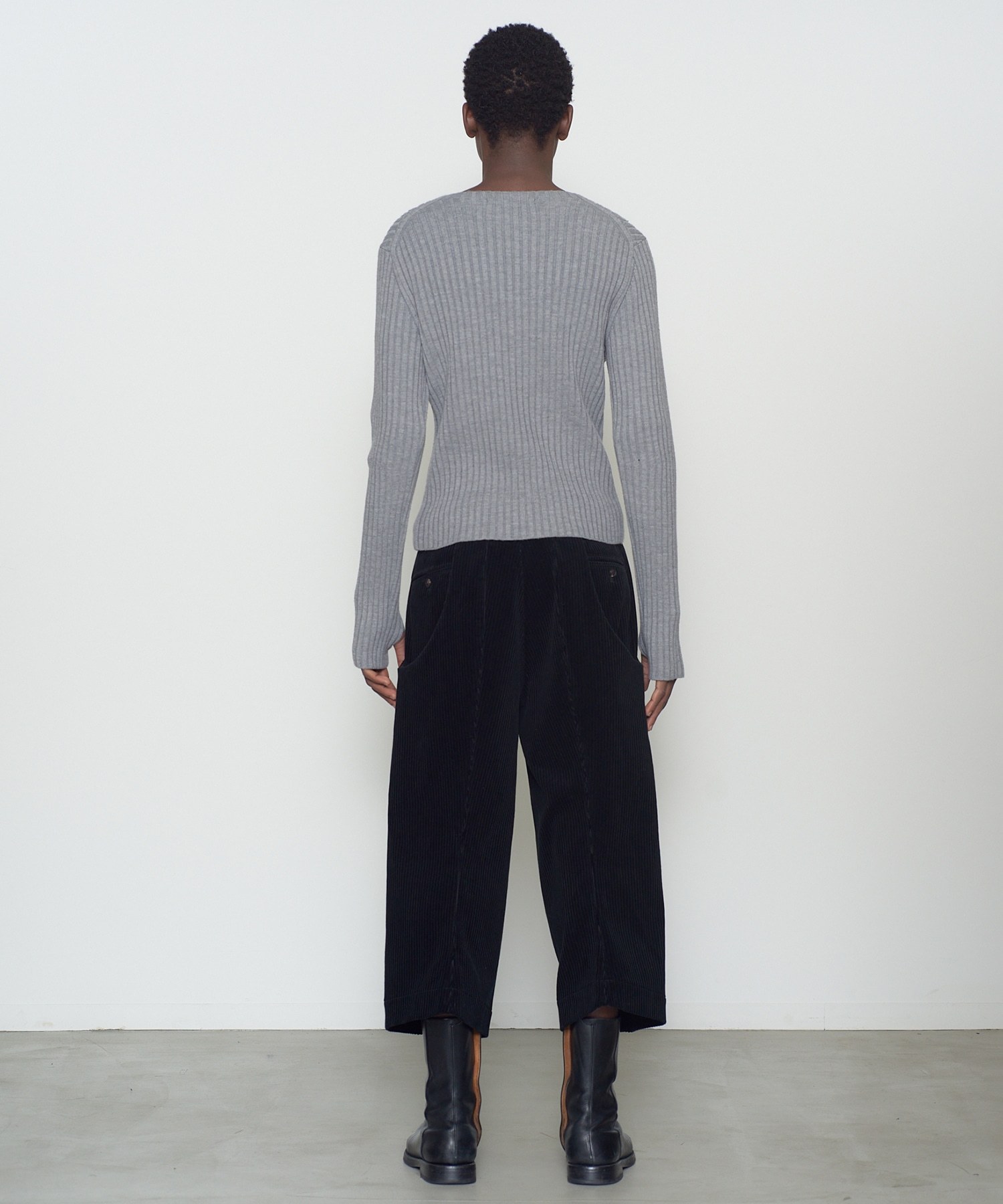 FITTED RIBBED TOP NVRFRGT