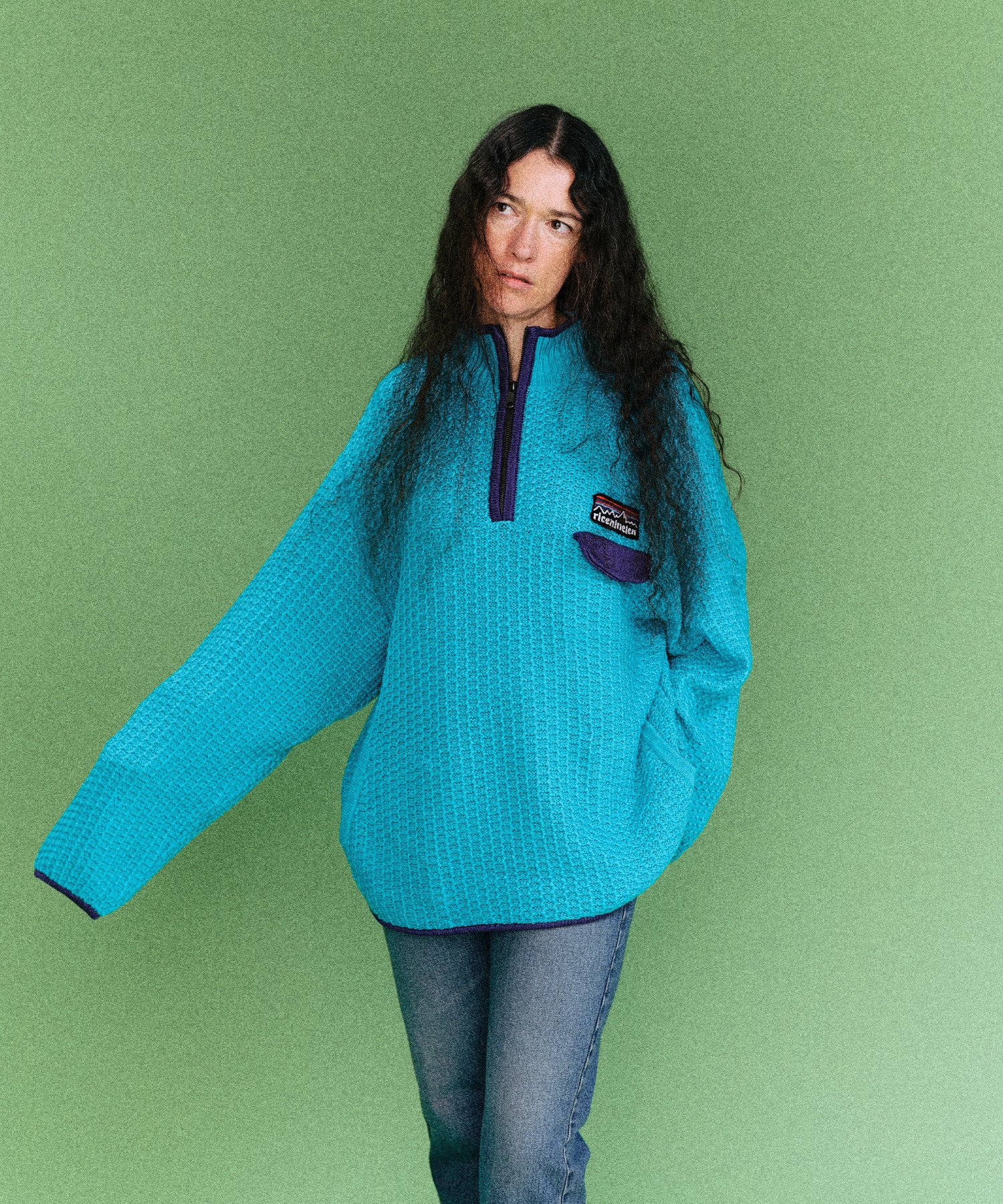 MOUNTAIN KNITTING PULLOVER RICE NINE TEN