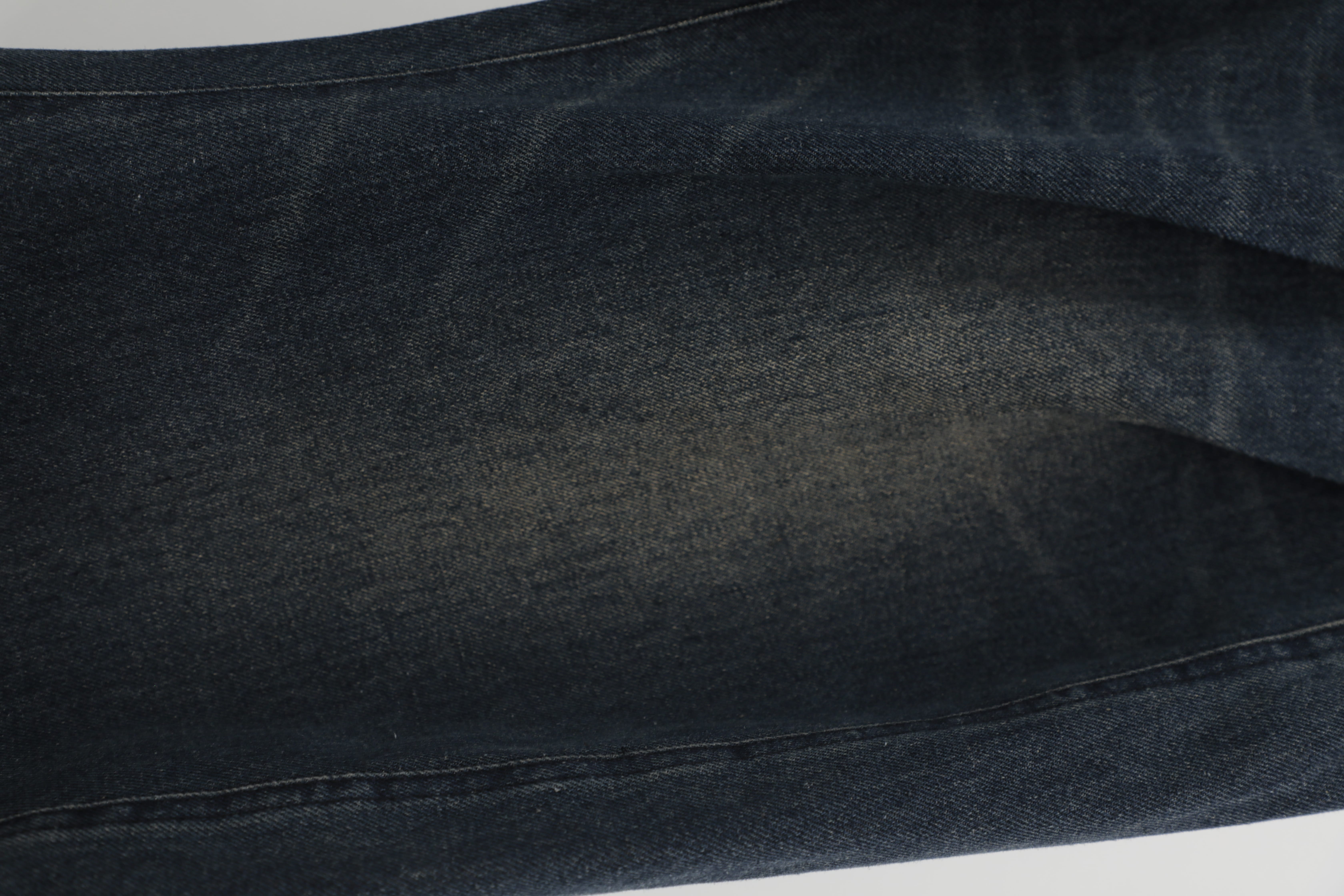 over dye curved denim CONZ