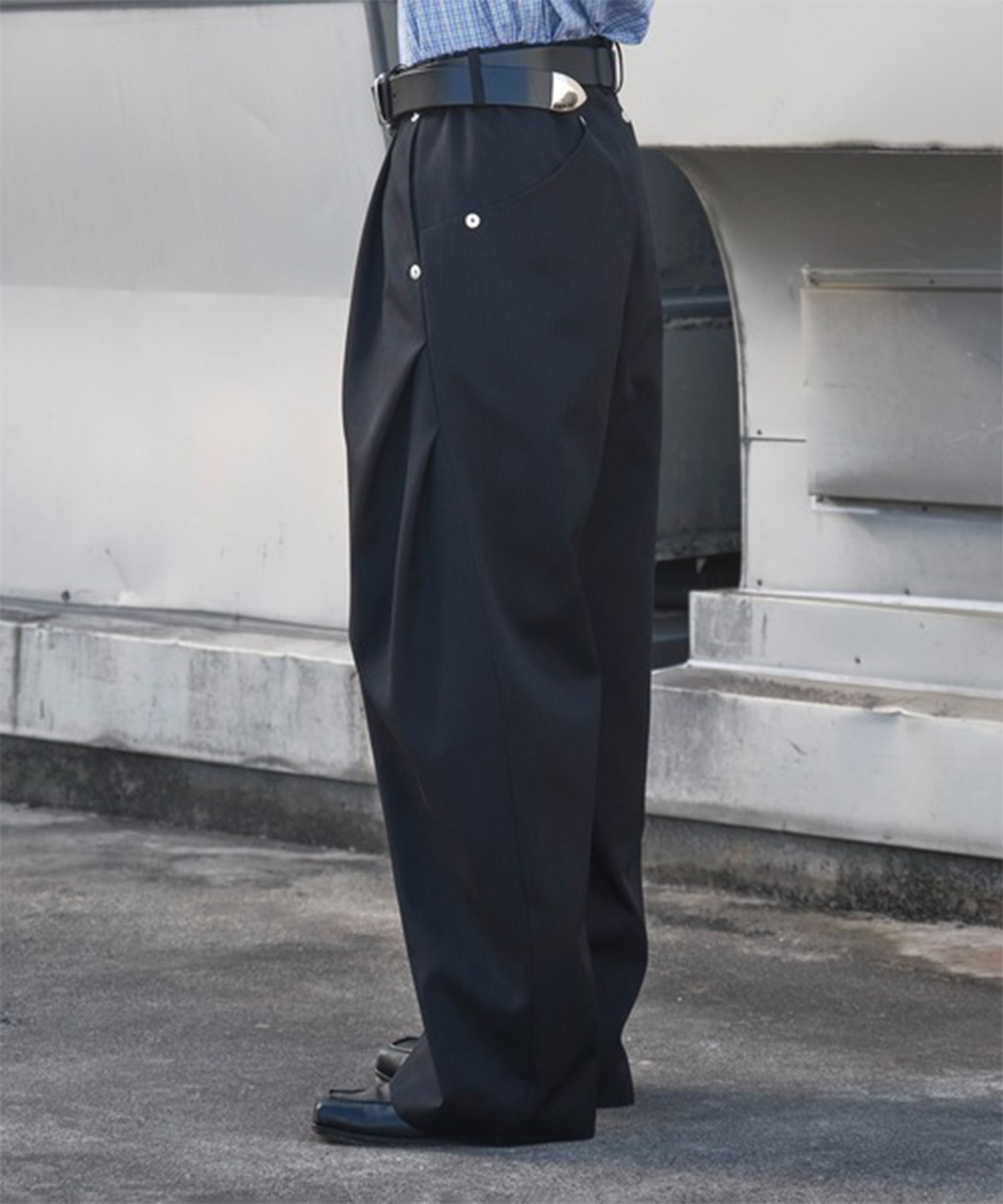 curve leg trousers GABA CONZ