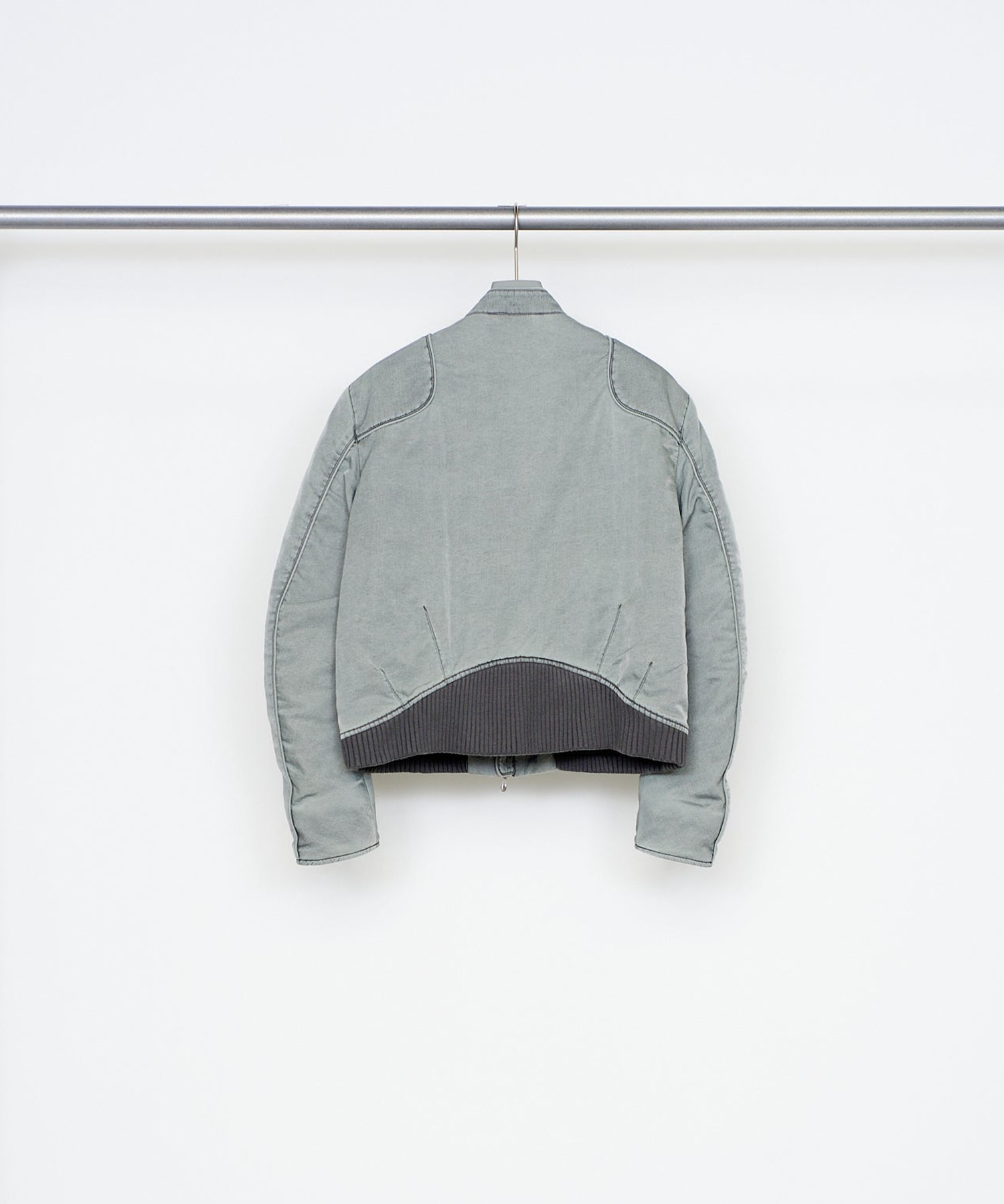 PANELLED PADDED MOTO JACKET NVRFRGT