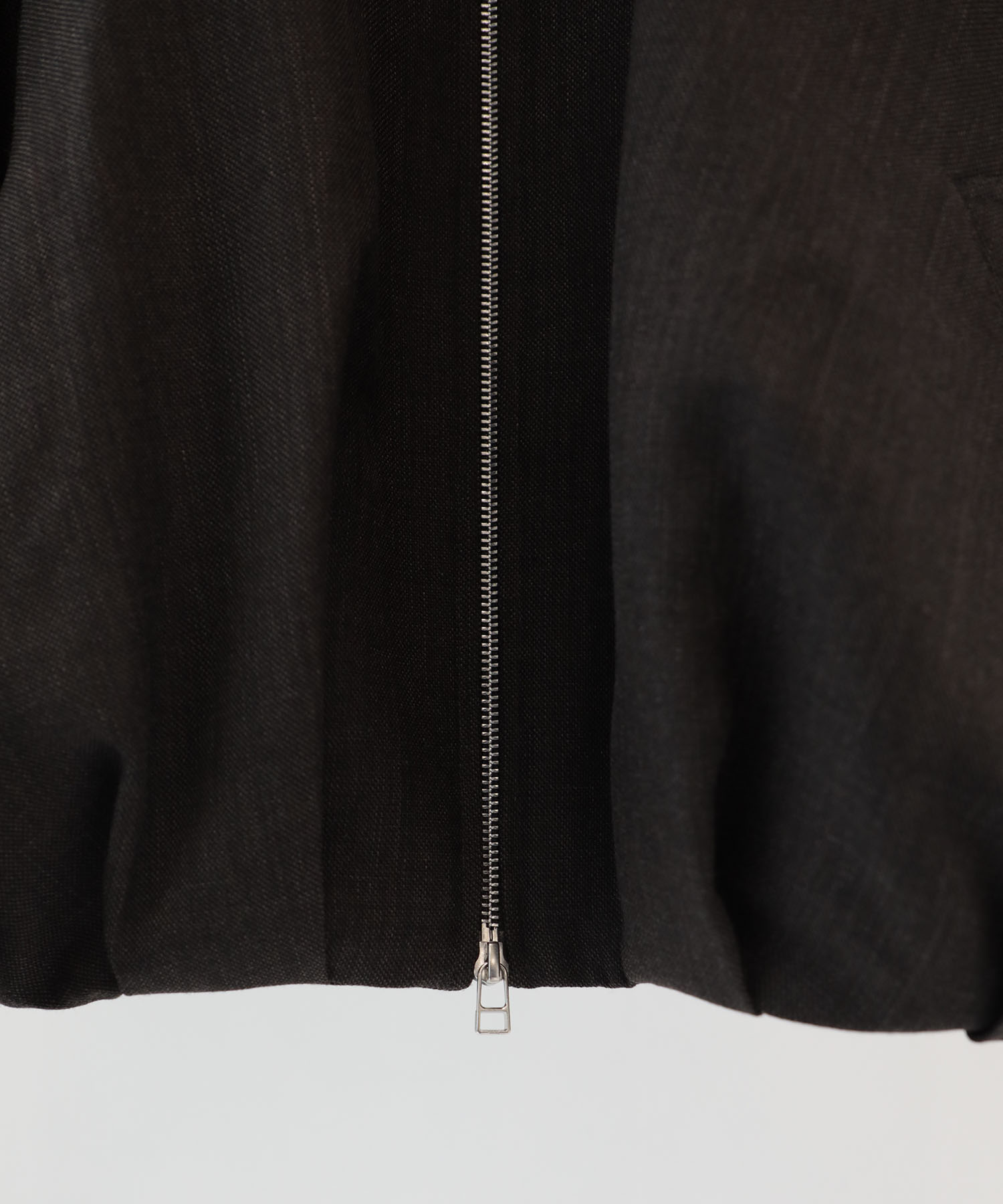 leather collar balloon blouson shark skin CONZ
