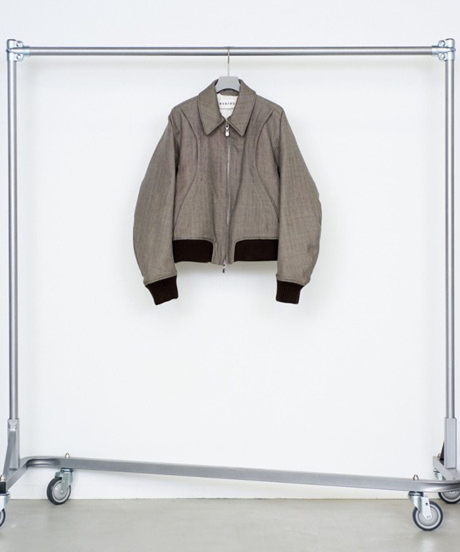ZIP UP PADDED SHORT BOMBER JACKET NVRFRGT