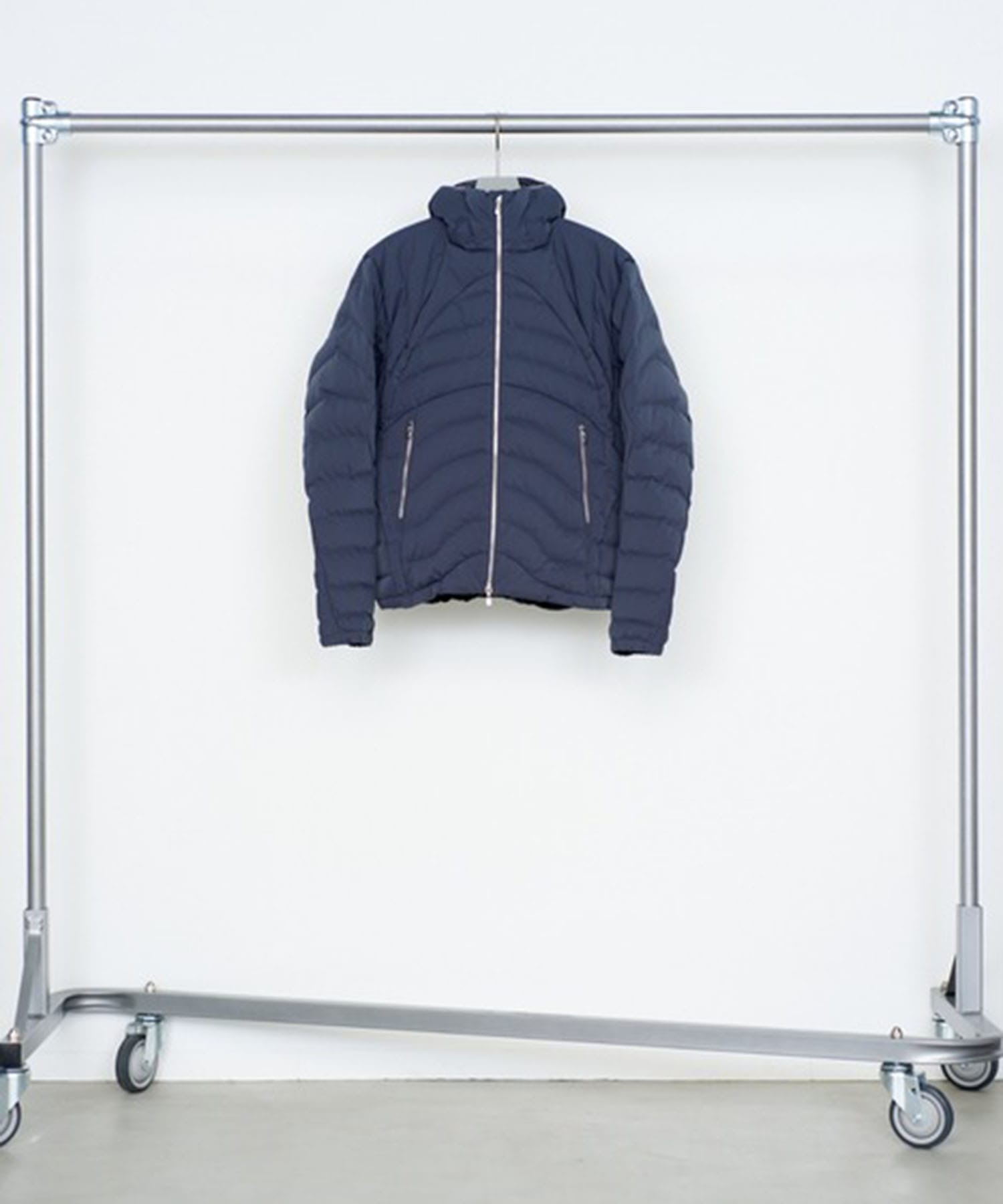 PANELLED HOODED PUFFER JACKET NVRFRGT