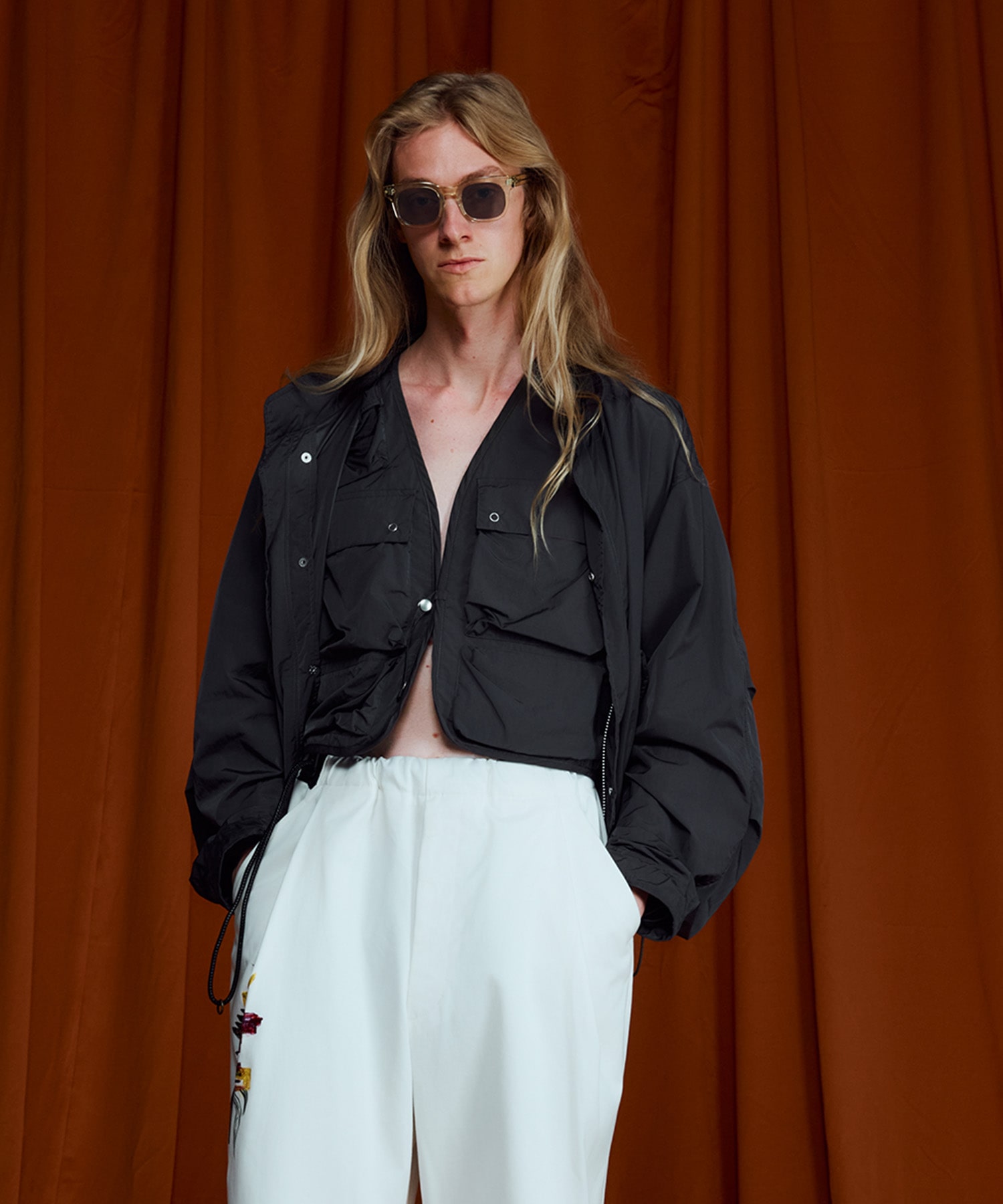 DOCKING NYLON SHORT BLOUSON ANTHEM A