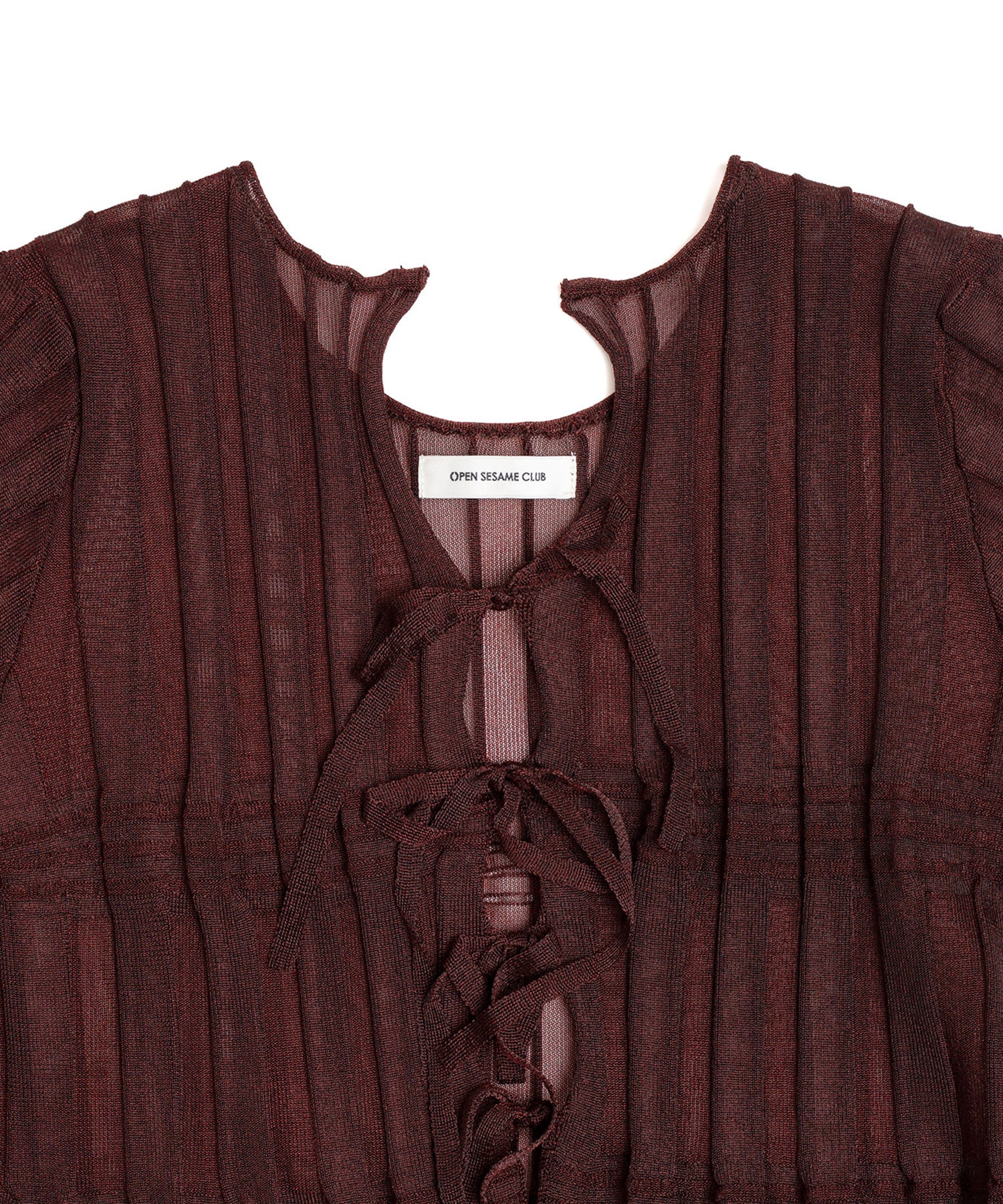 sheer flow cardigan OPEN SESAME CLUB