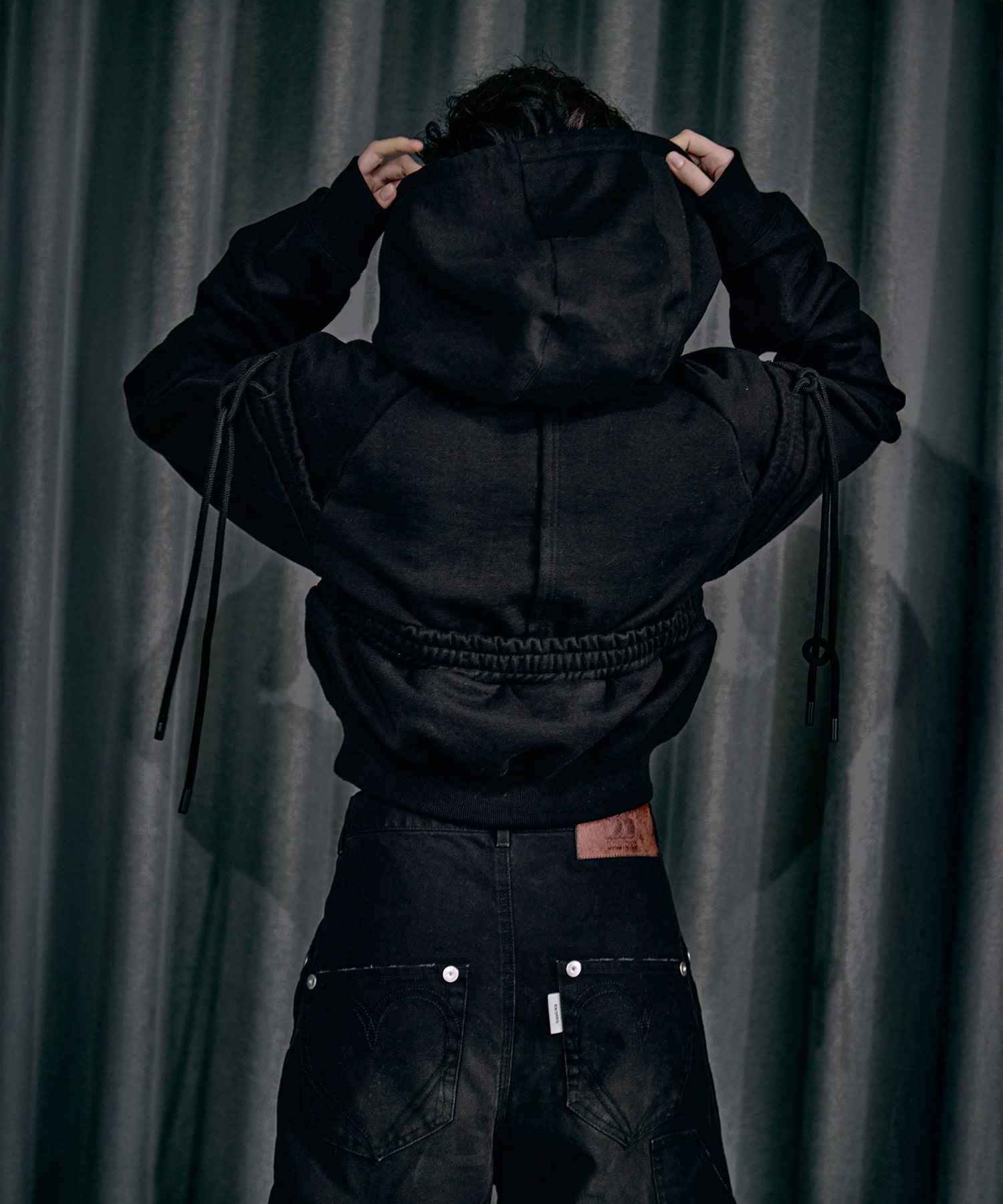 BASICKS×DUCK DOUBLE KNEE CURVED LEG PANTS BASICKS