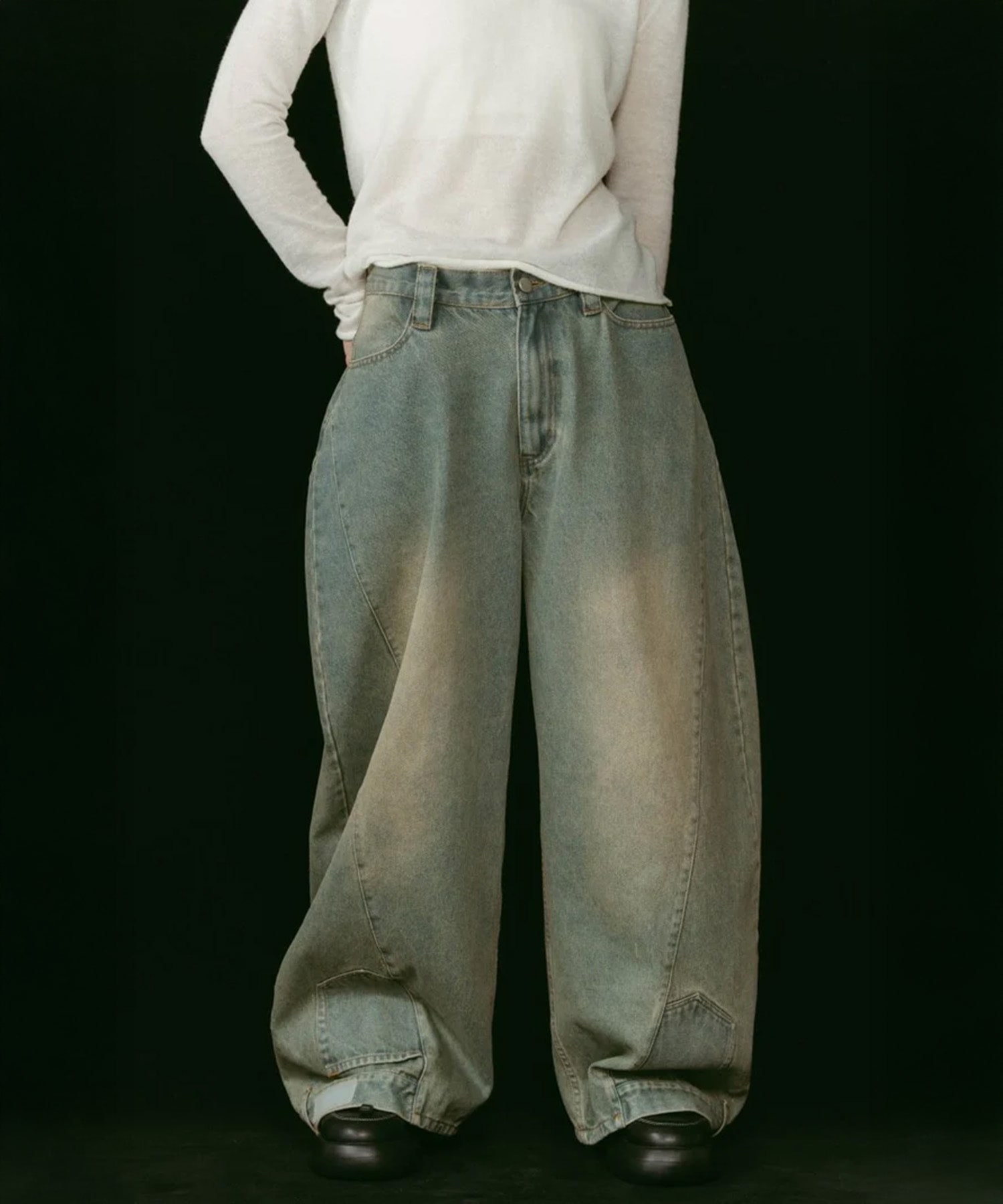 shirt wrap denim pants Knuth Marf