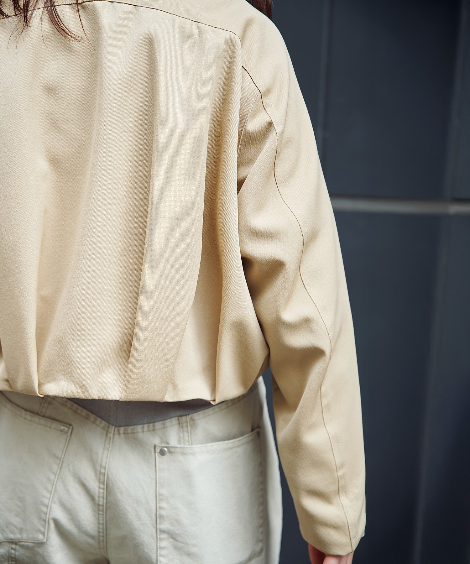 BALLOON ZIP UP JACKET CONZ
