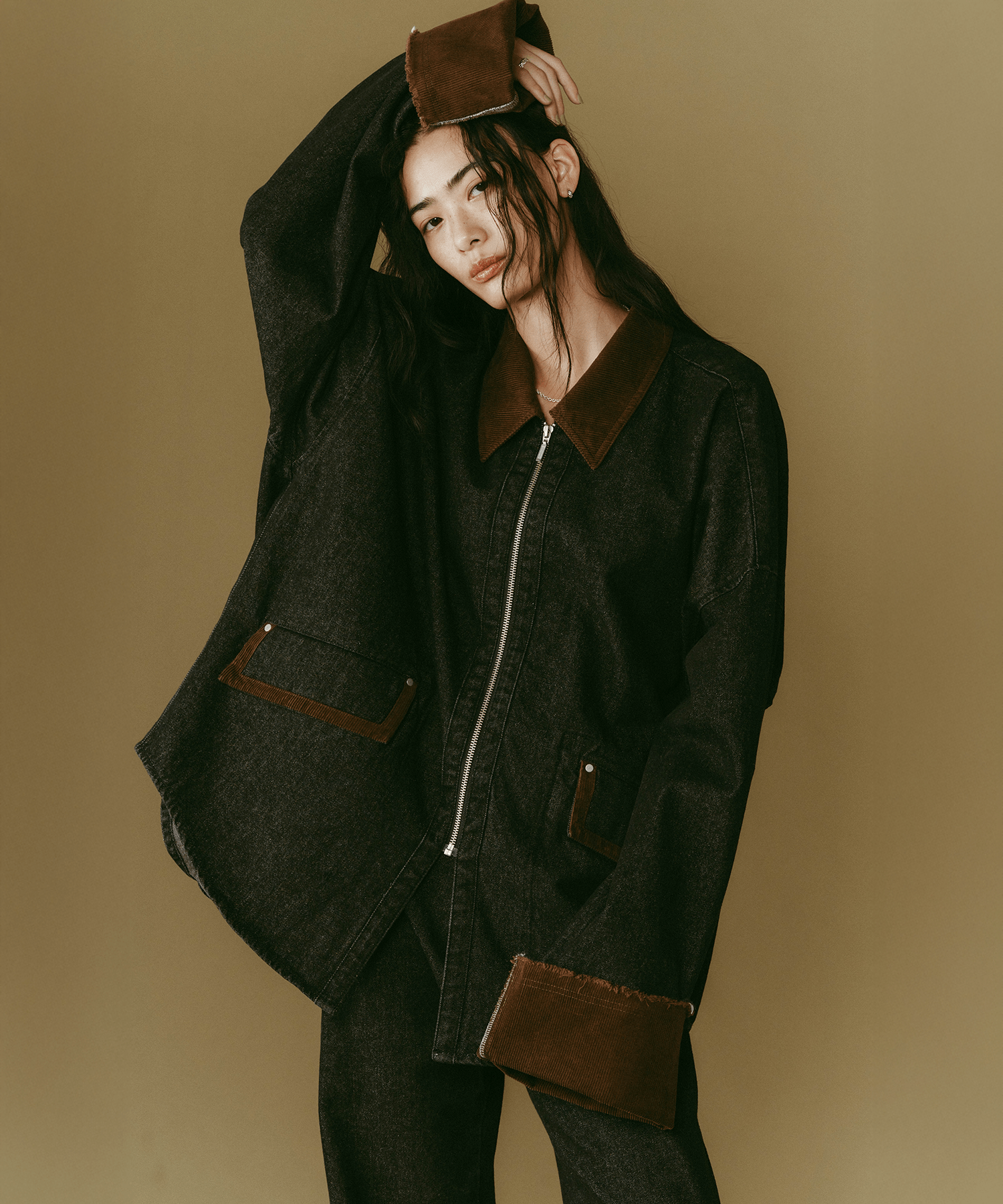 denim over shirt jacket(unisex) Knuth Marf