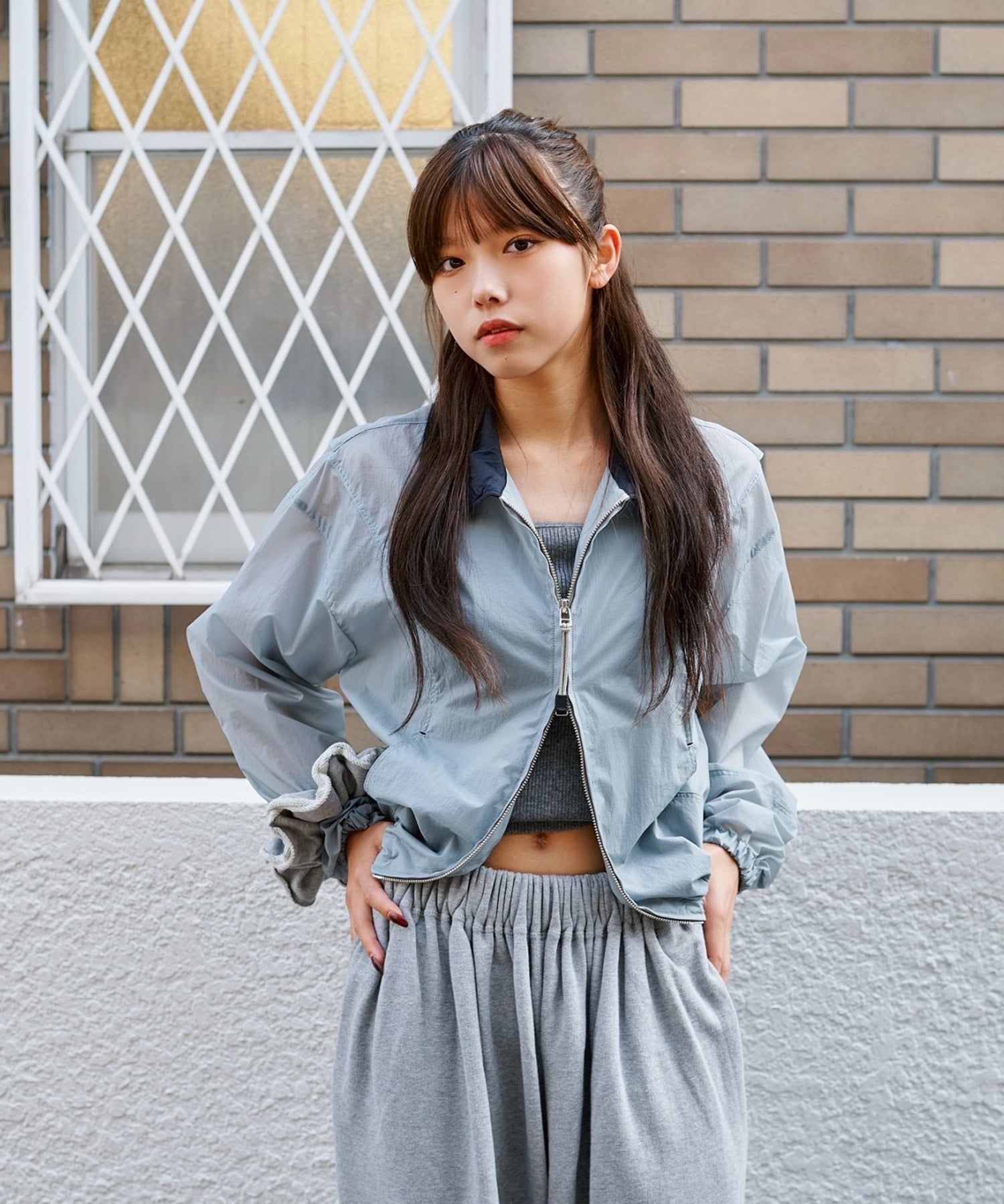 BI-COLOR NYLON BLOUSON CONZ