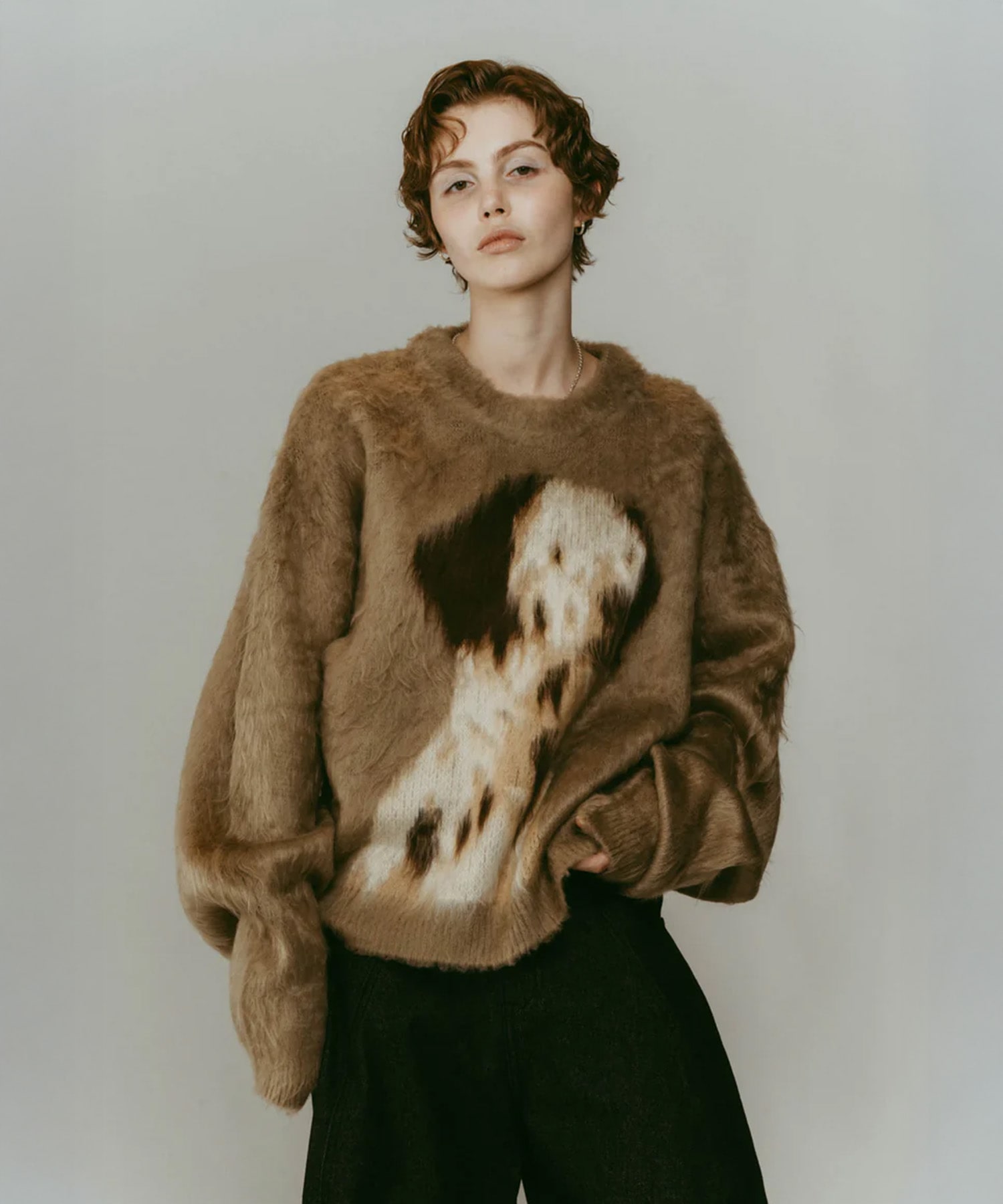 dalmatian shaggy knit(unisex) Knuth Marf