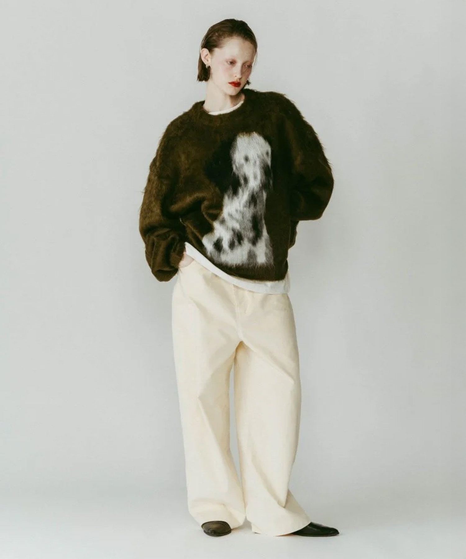 dalmatian shaggy knit(unisex) Knuth Marf