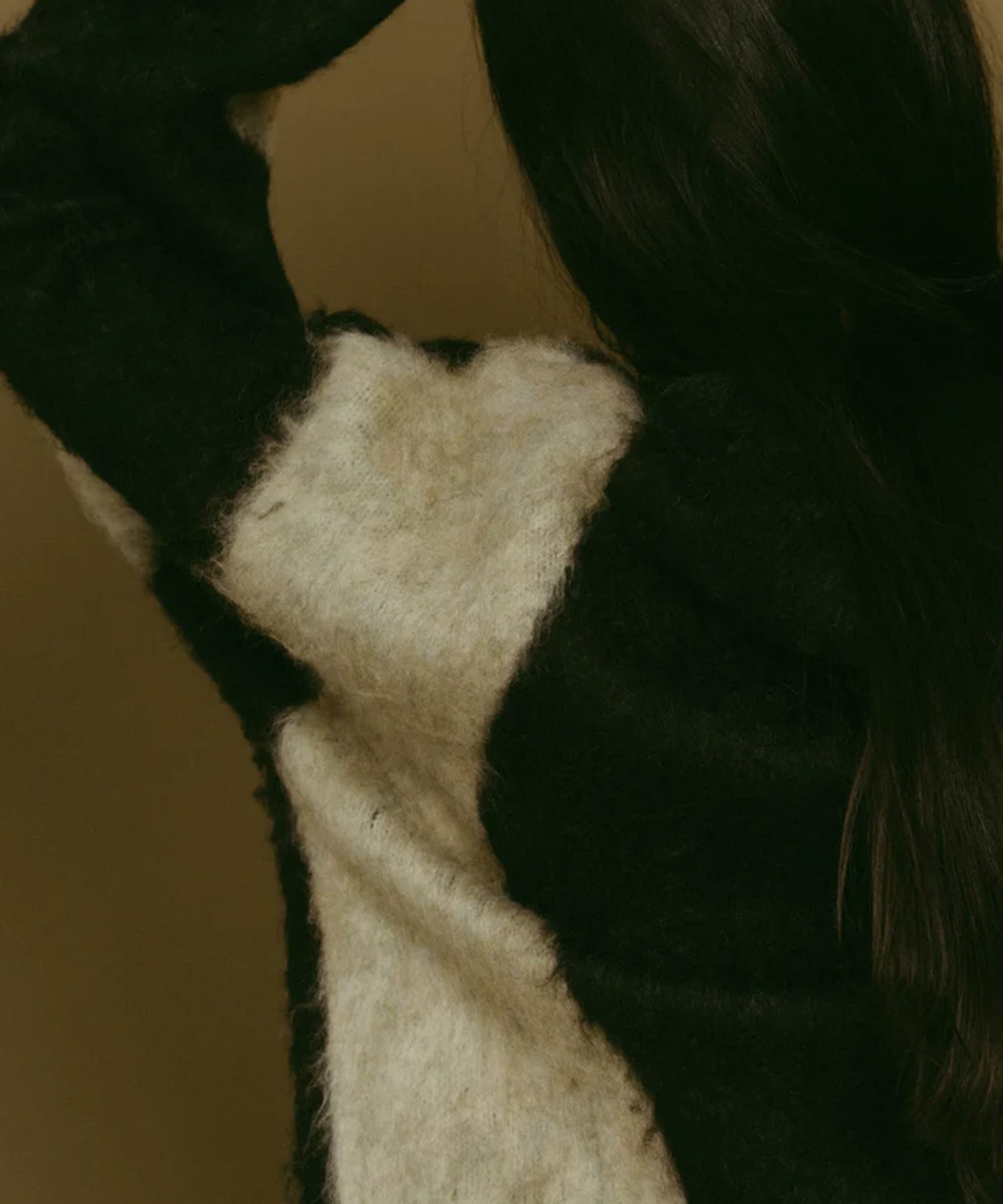 accent mohair cardigan(unisex) Knuth Marf