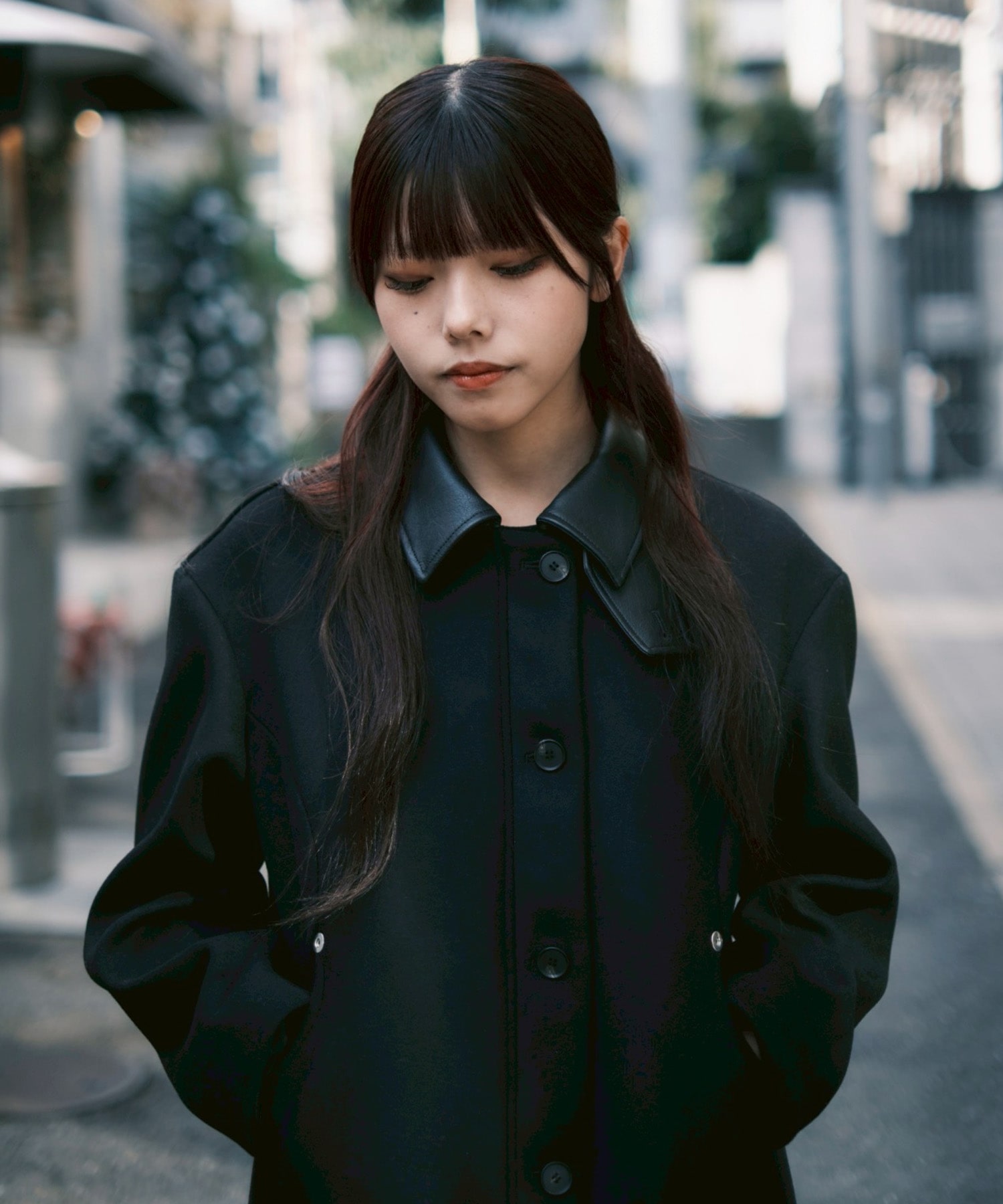 SHORT ZIP UP COAT CONZ