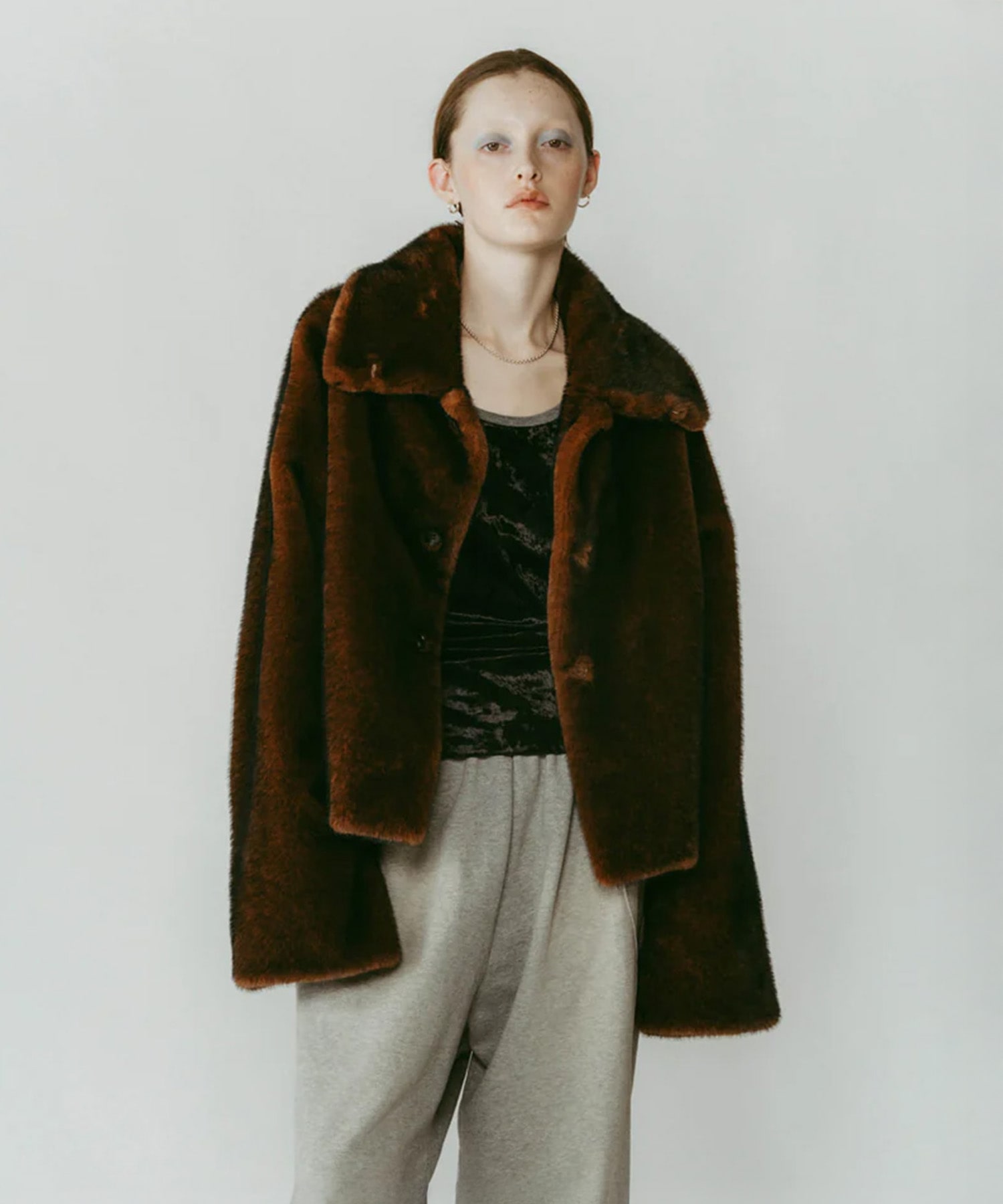 point collar fur coat Knuth Marf