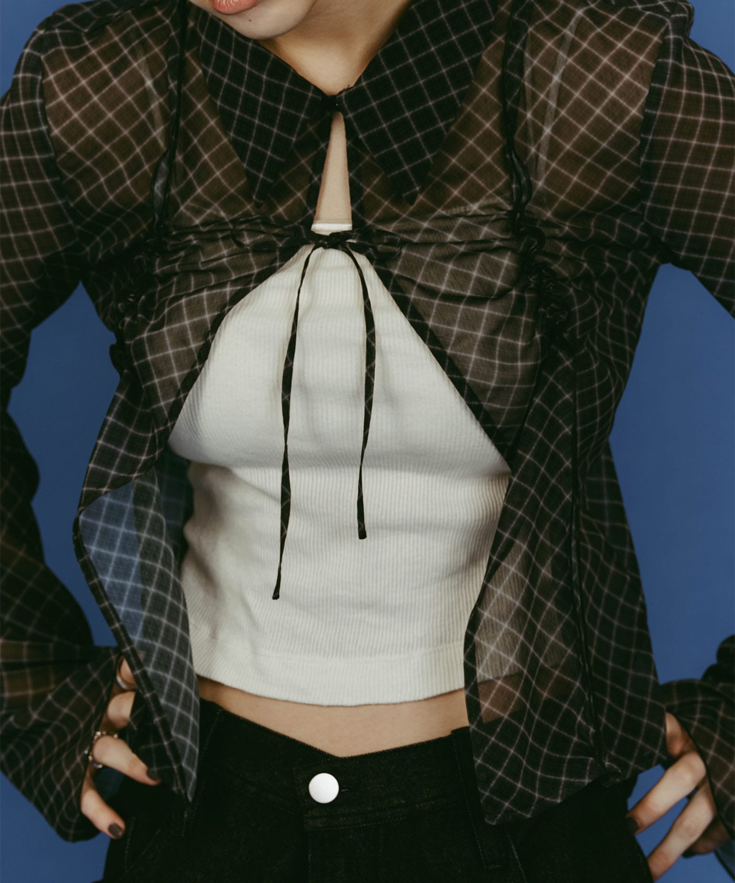 sheer collared blouse Knuth Marf