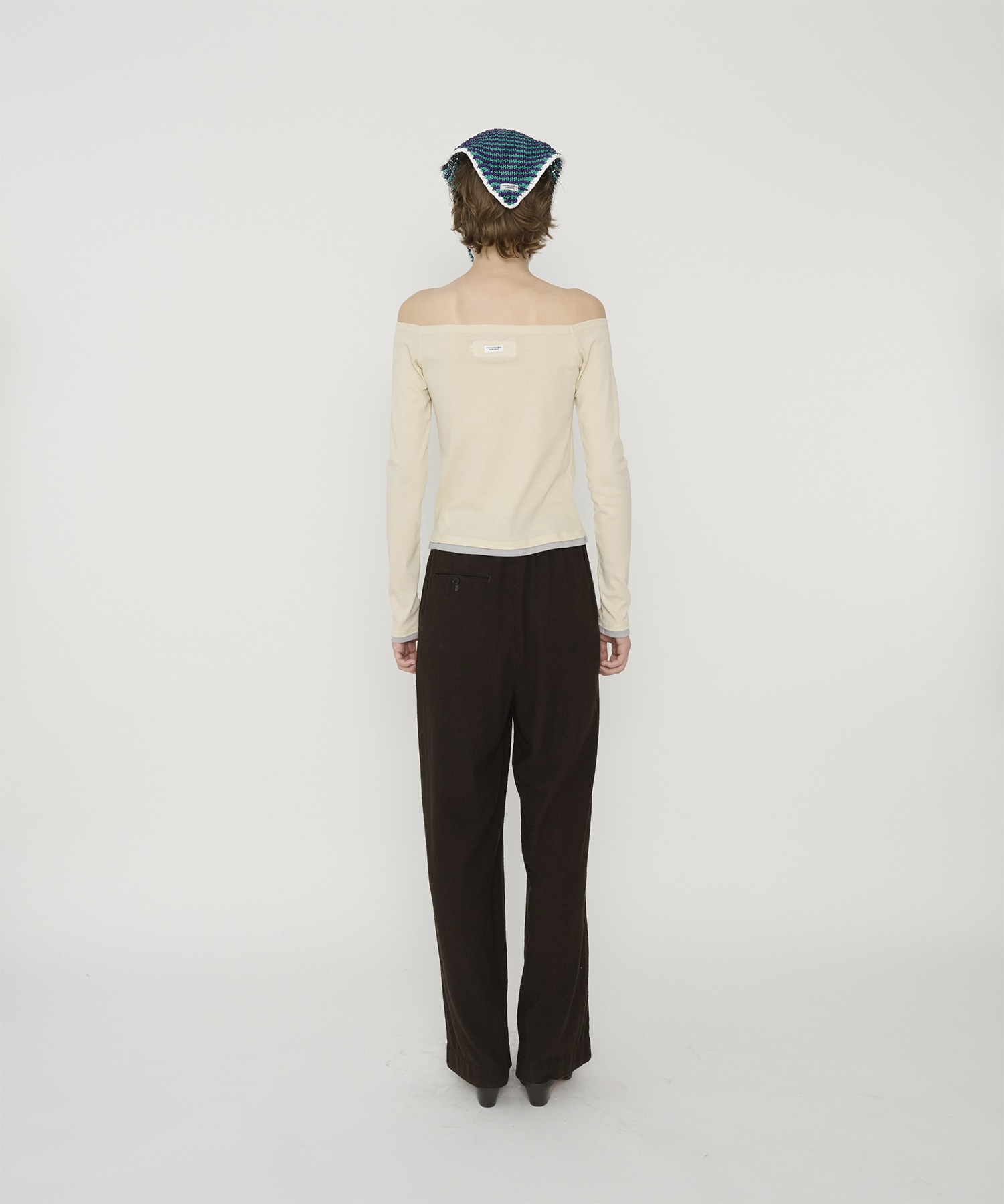 COTTON OFF SHOULDER LAYERED PULLOVER JANE SMITH