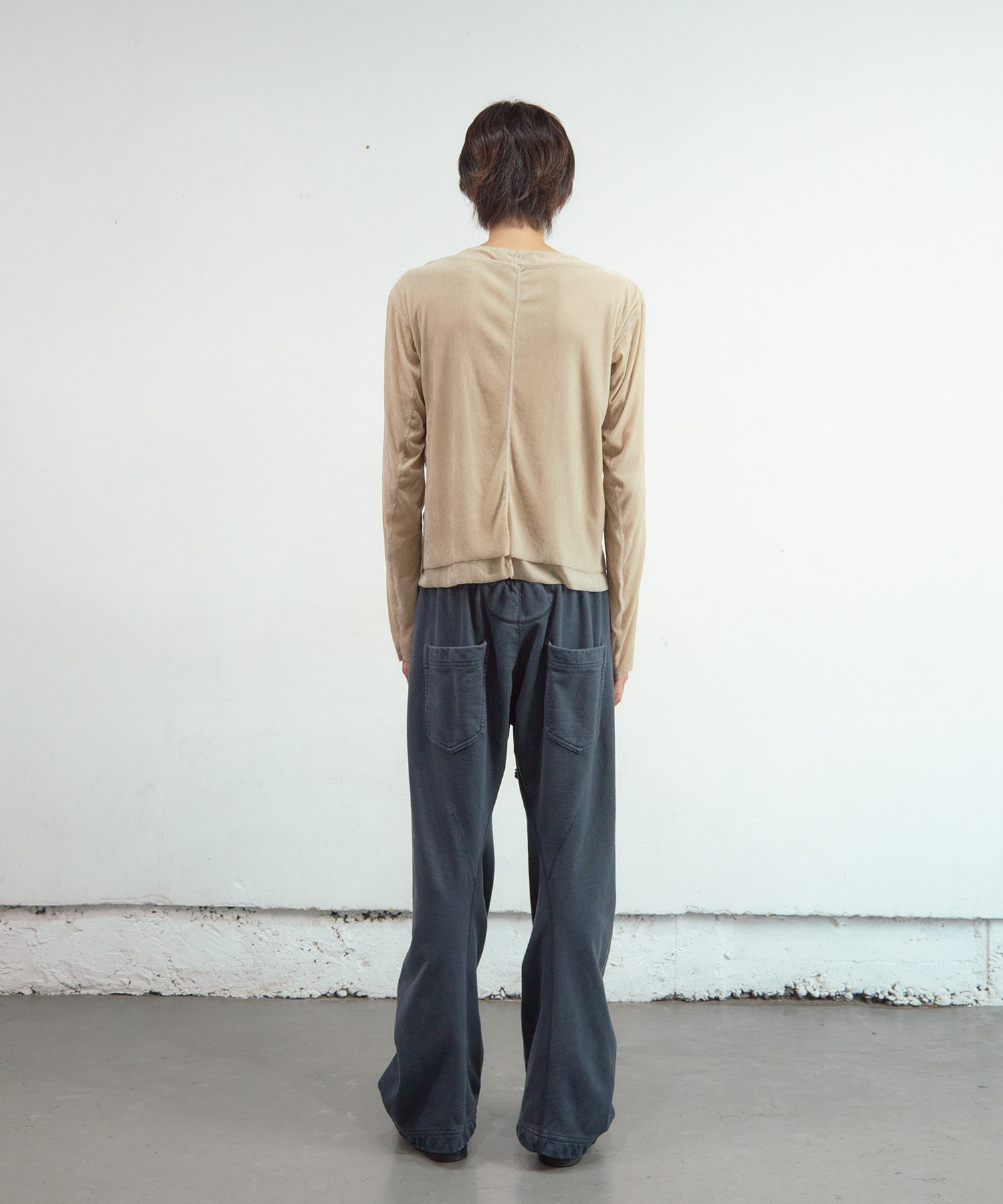 DOUBLE LAYERED LONG SLEEVE T-SHIRT NVRFRGT