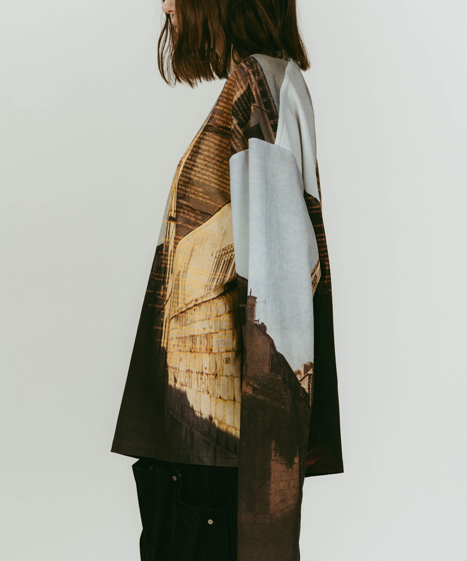 scenery print long sleeve tee Knuth Marf