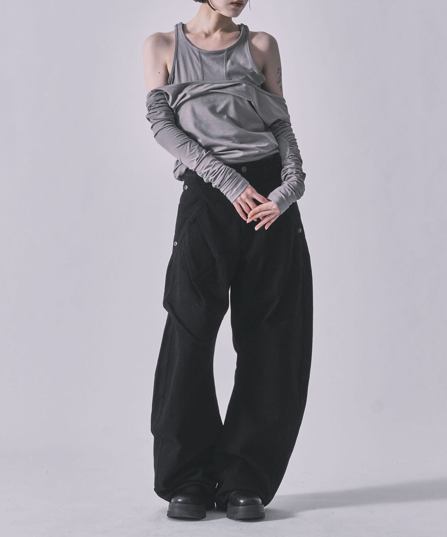 layered long sleeve top CONZ