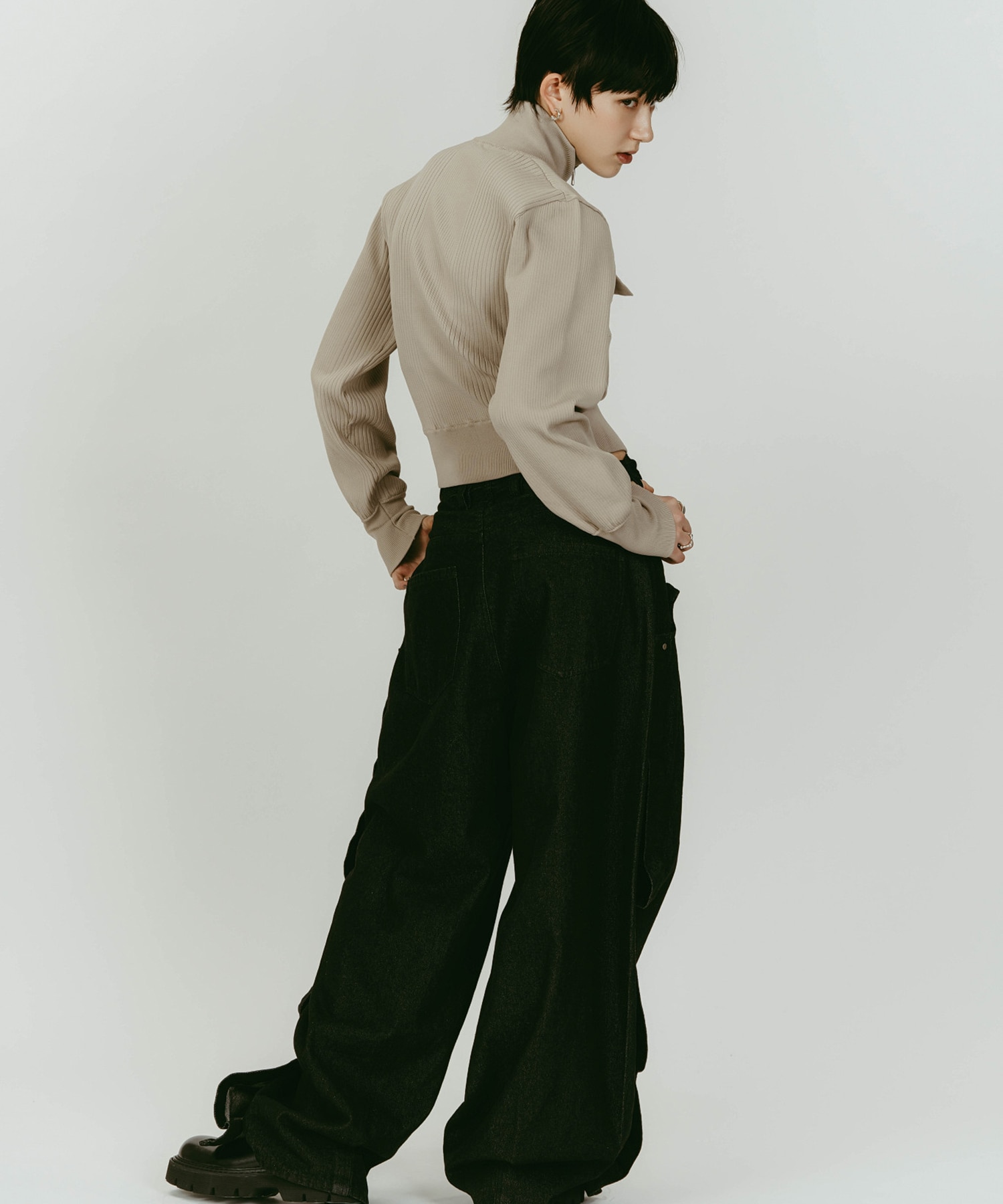 pocket zip up knit Knuth Marf