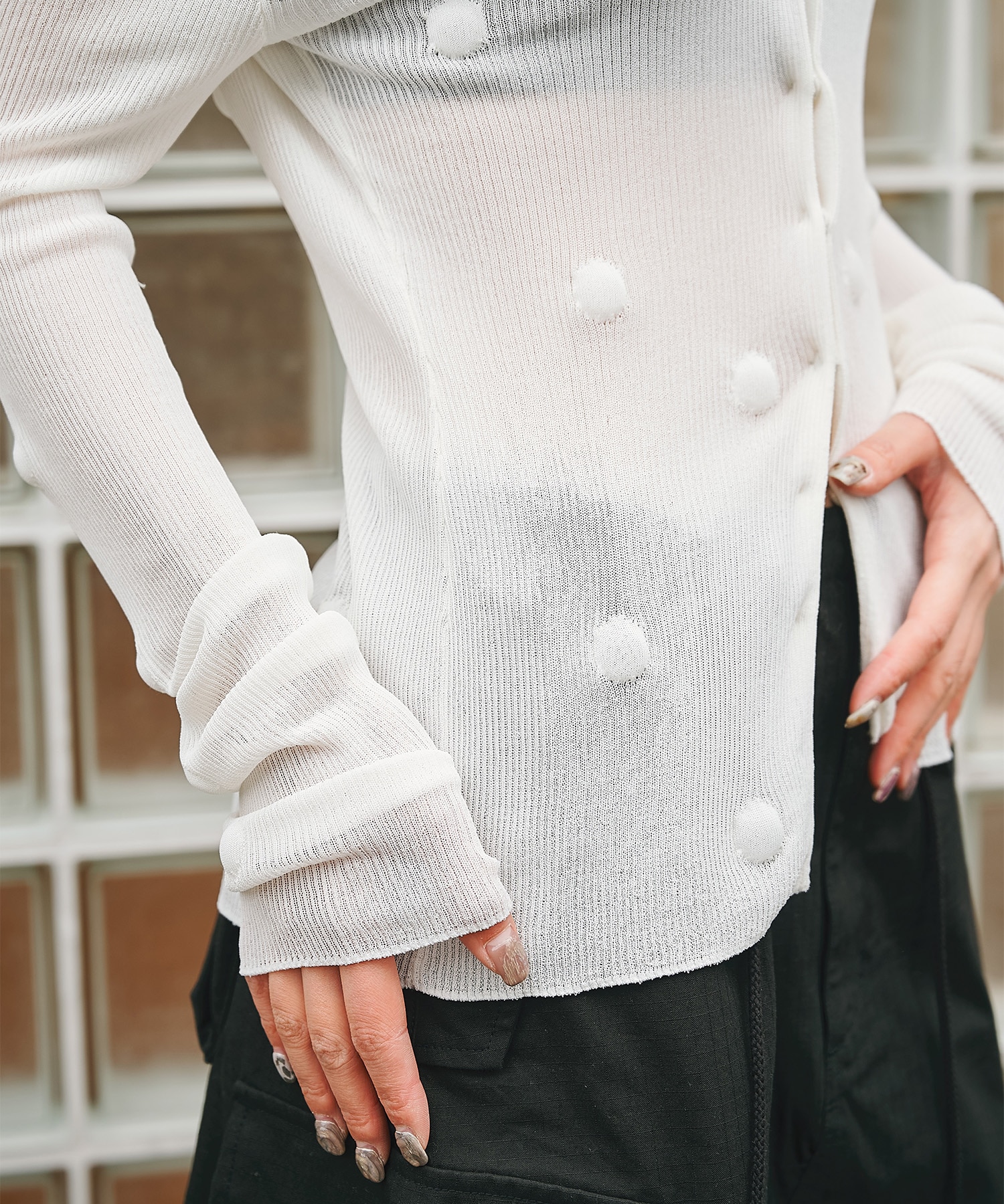 snap orbit cardigan mukcyen