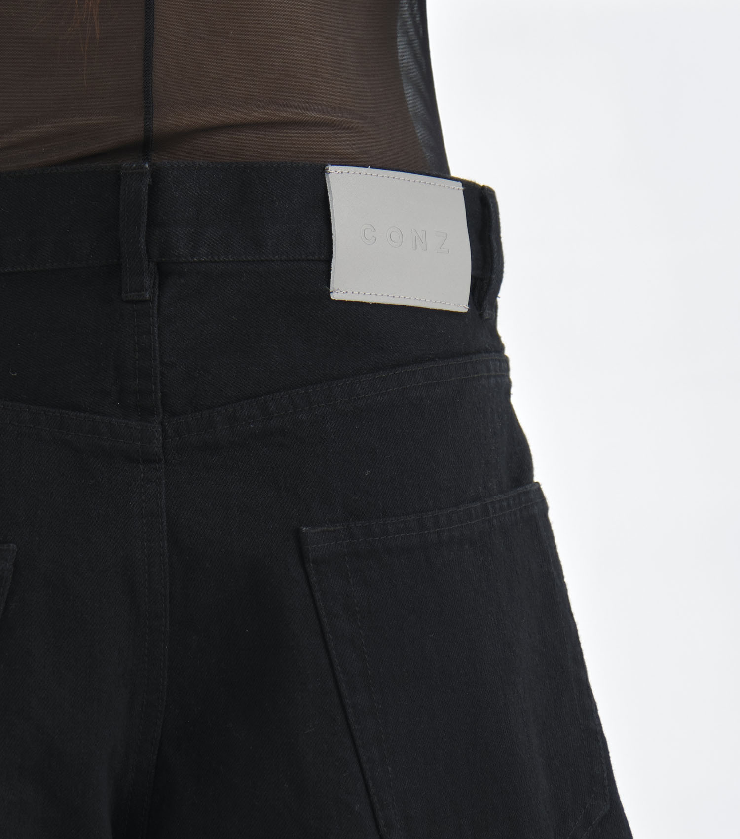 all black curve denim CONZ