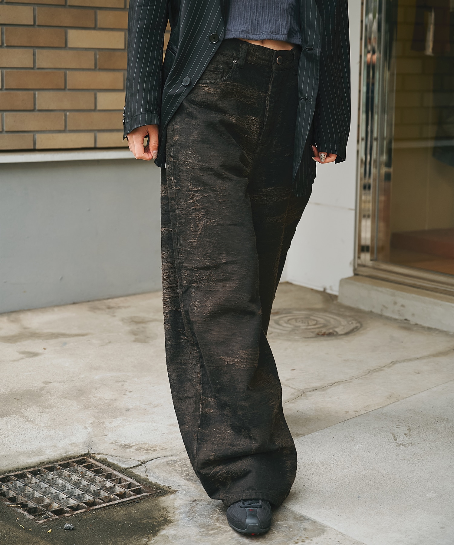 別注 DENIM CURVELEGPANTS TAAKK