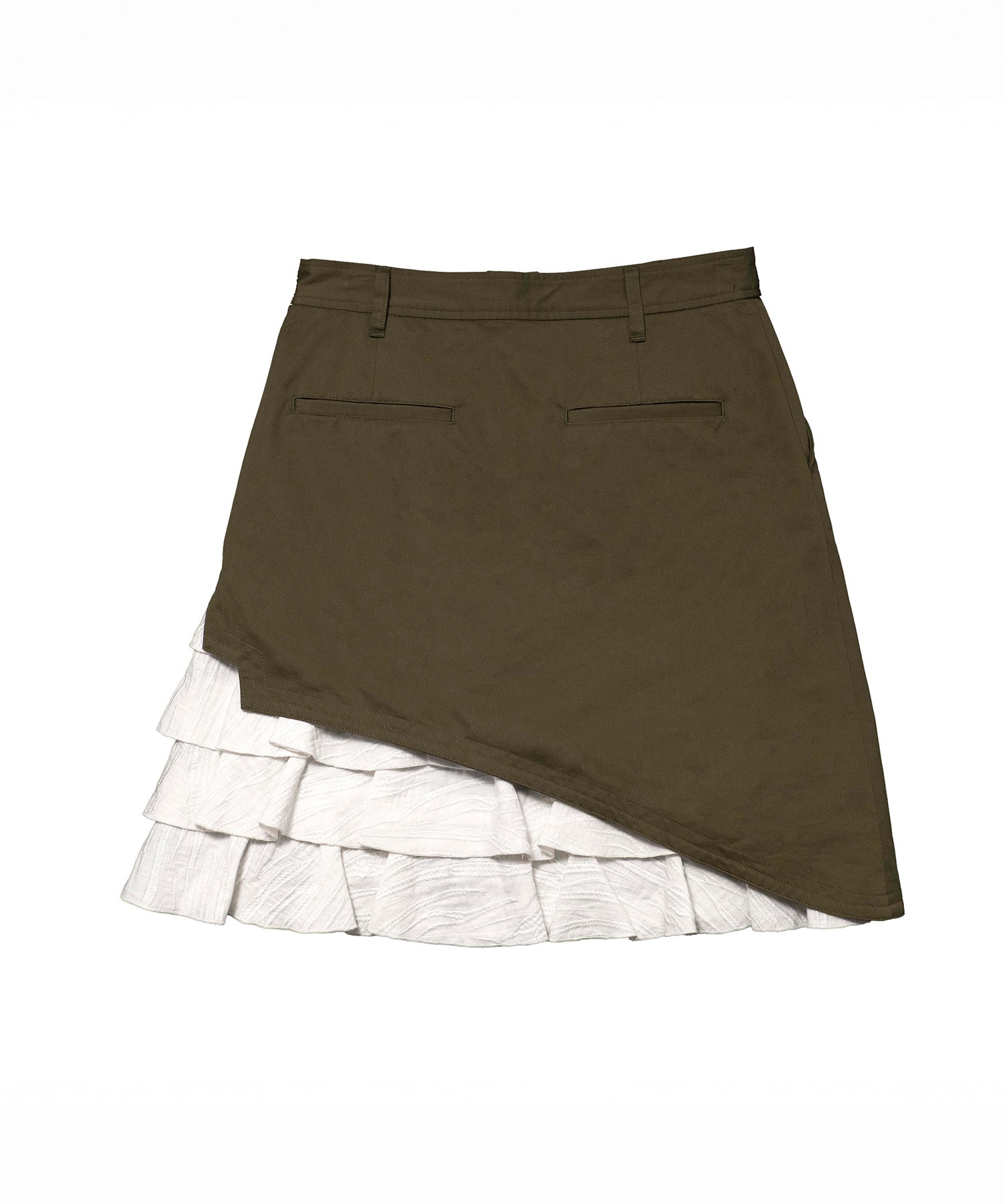 ZEBRA FRILL MILITARY SKIRT KOWGA