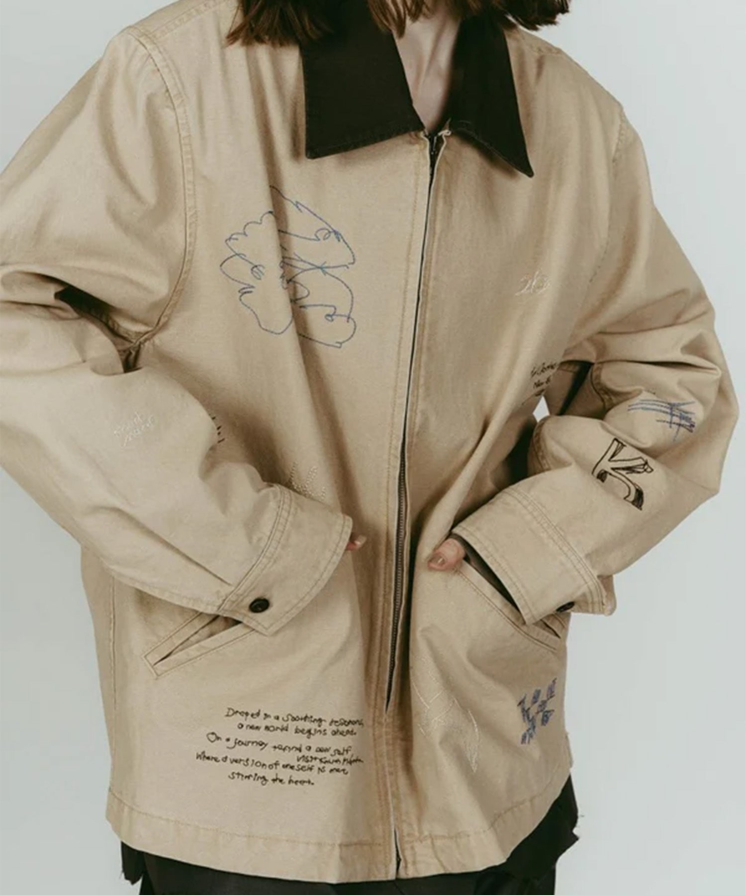 embroidered jacket(unisex) Knuth Marf