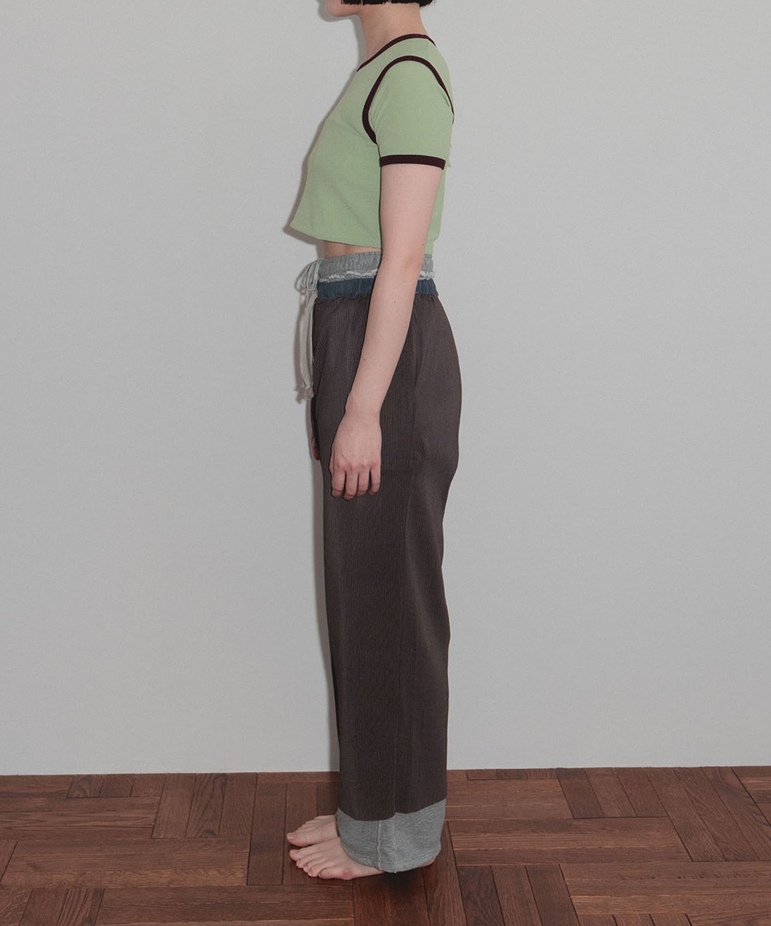別注 STRETCH PILE RINGER SHORT TEE kotohayokozawa