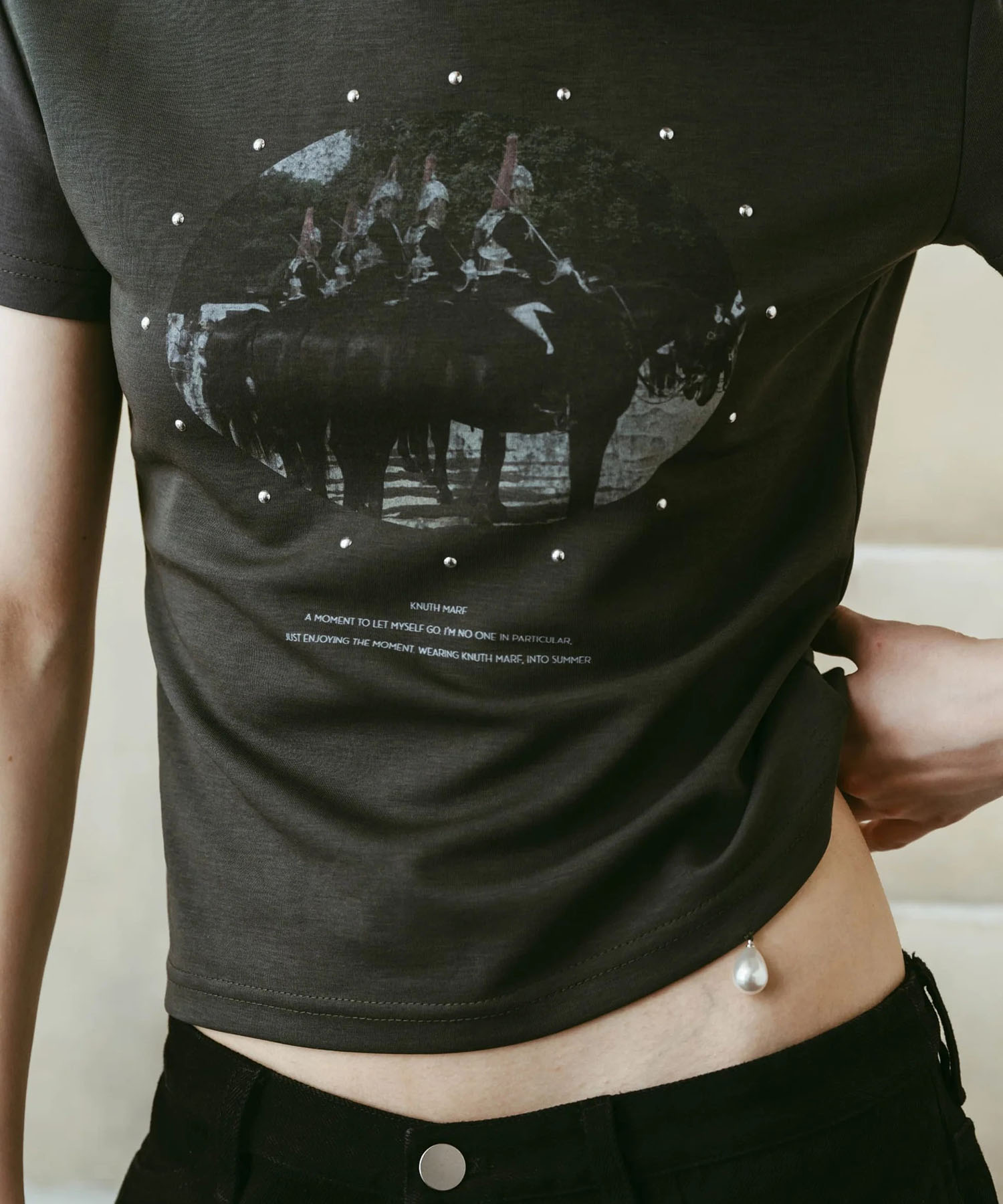 studded compact tee Knuth Marf