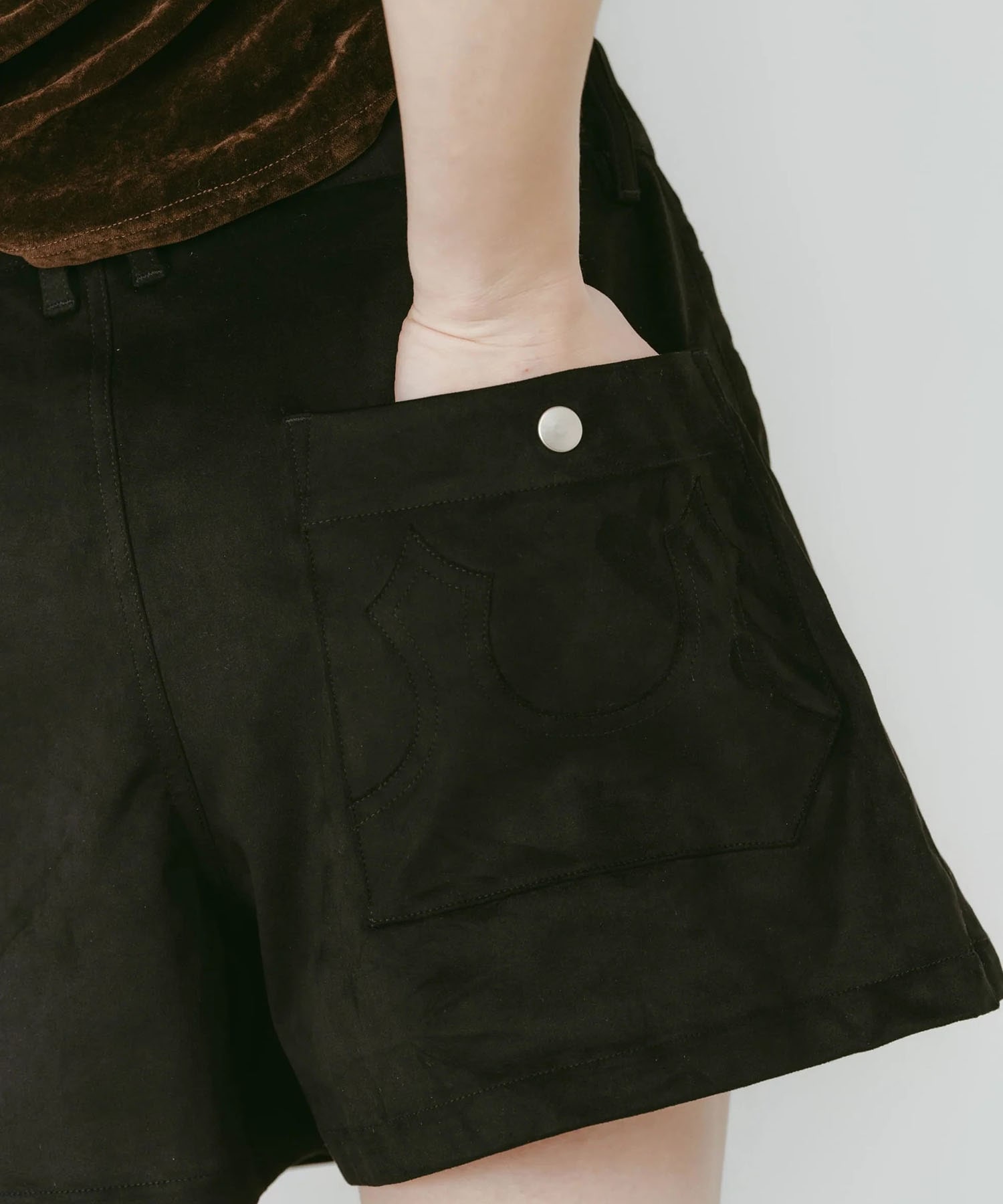layered suede skort Knuth Marf