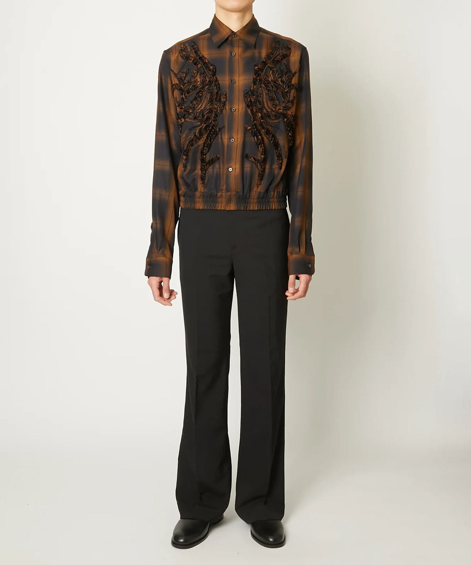 EMBROIDERED BLOUSON SHIRT TAAKK