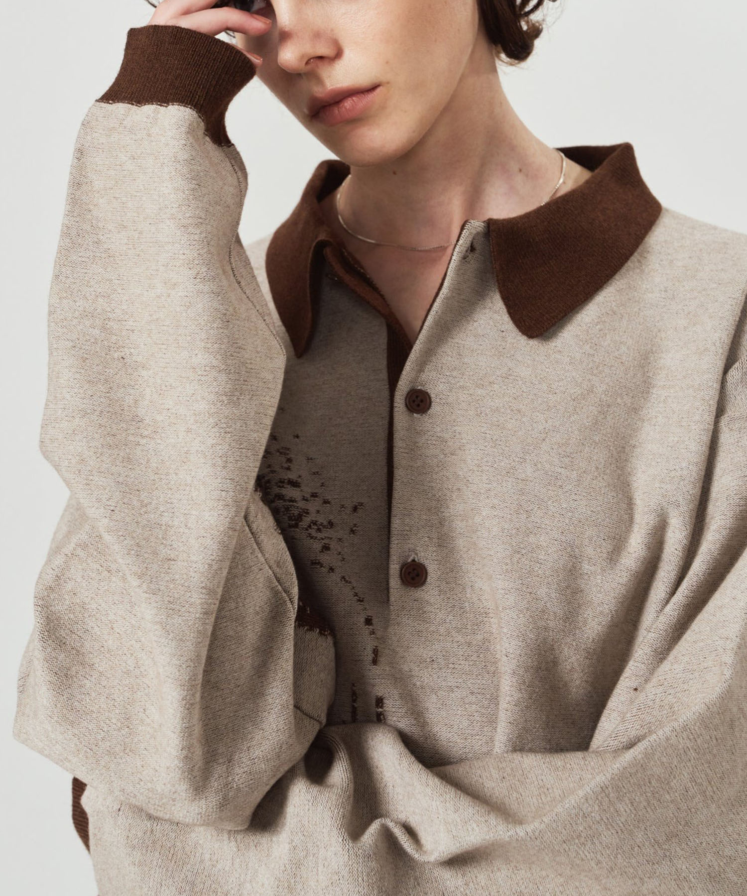 reversible jacquard polo knit Knuth Marf