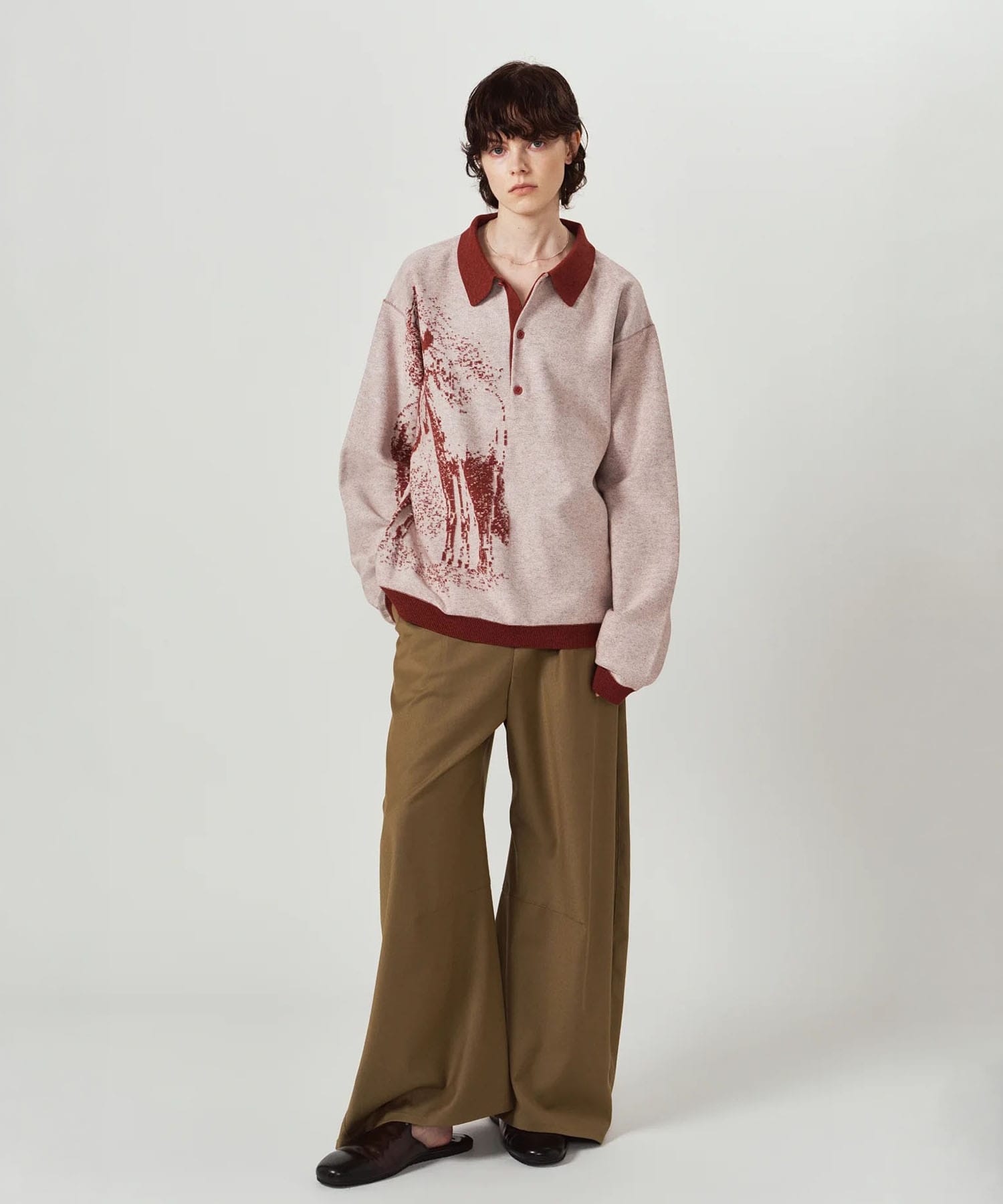 reversible jacquard polo knit Knuth Marf