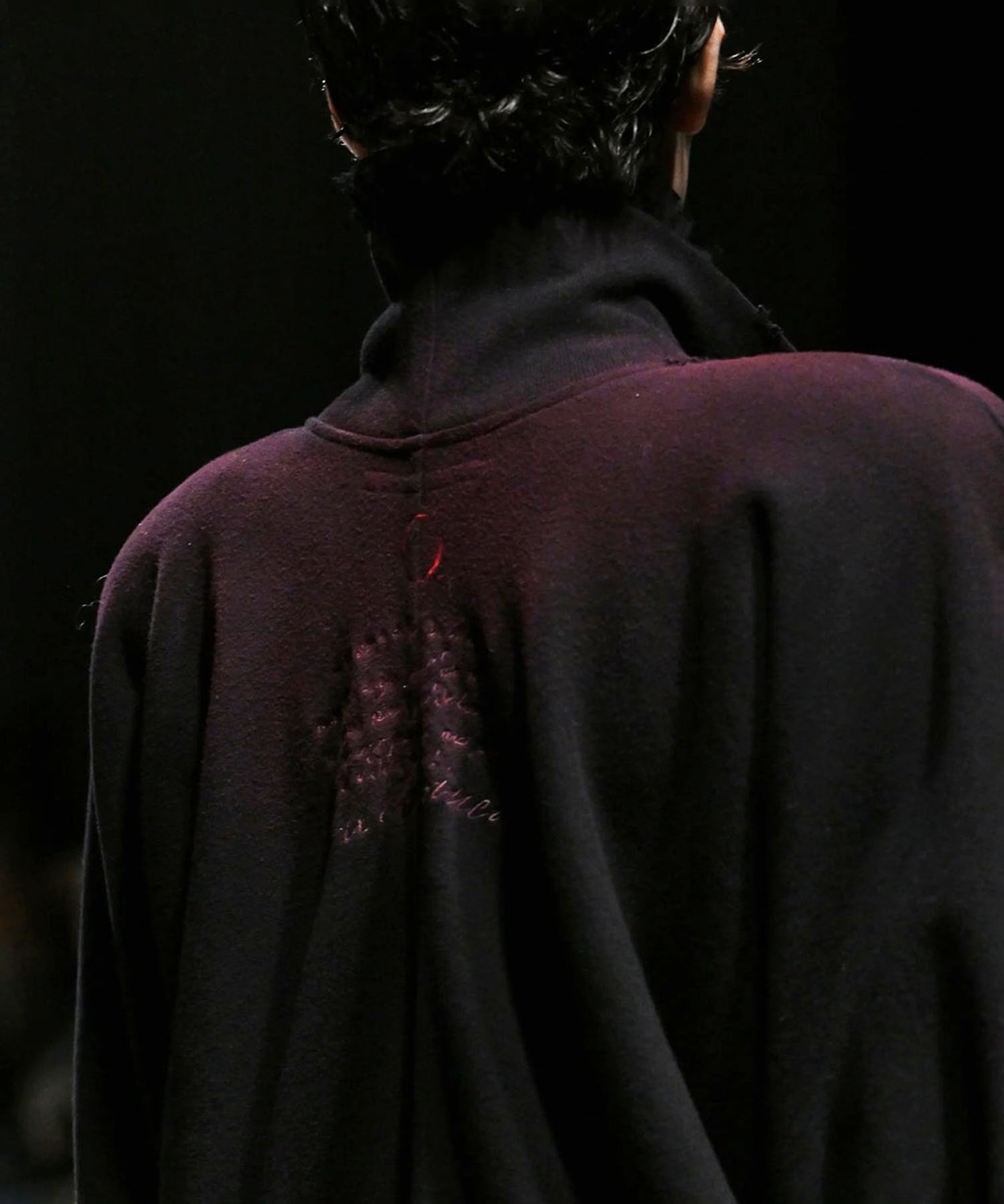 shadow spray zip blouson 
