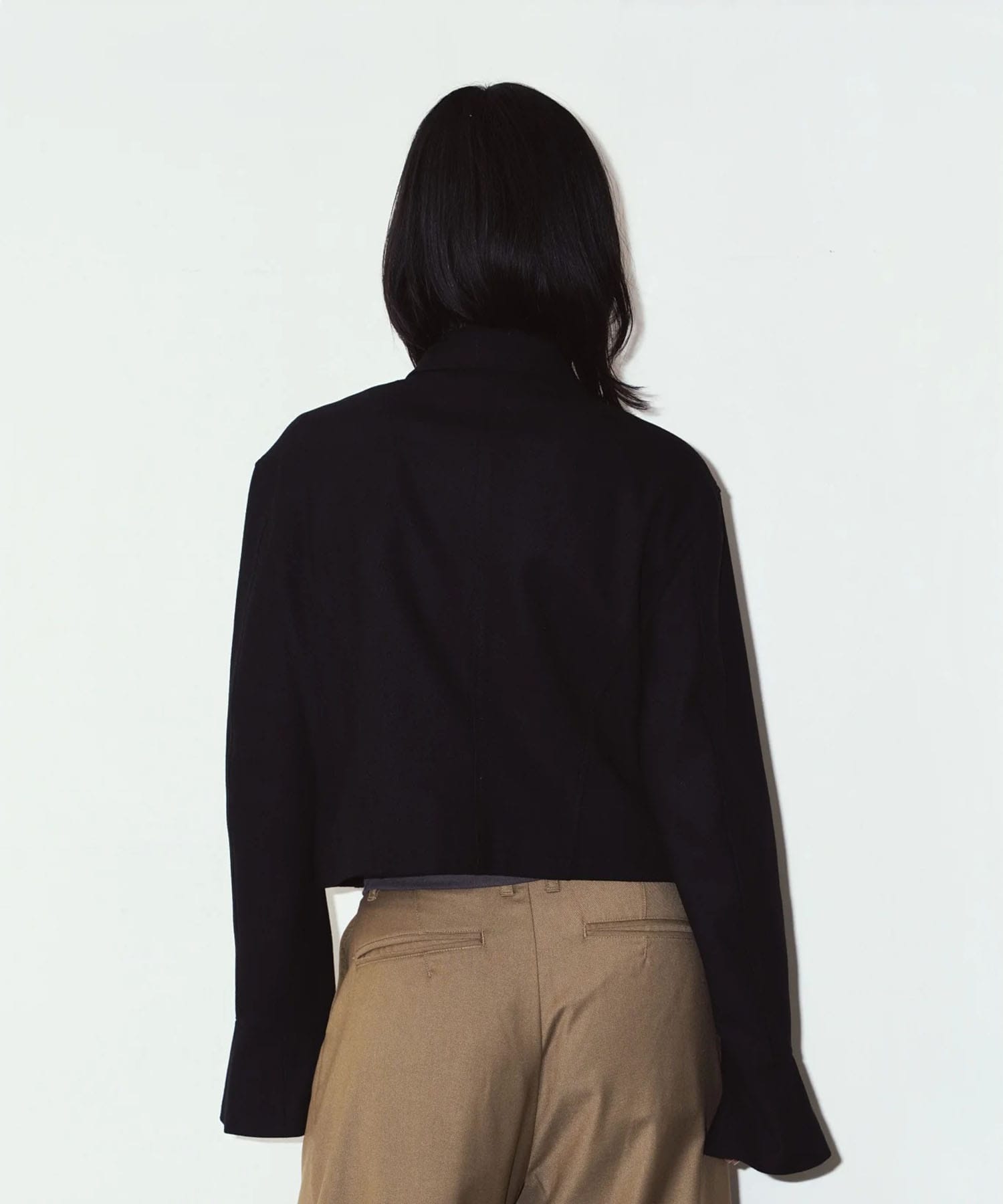 2way cropped frill jacket Knuth Marf