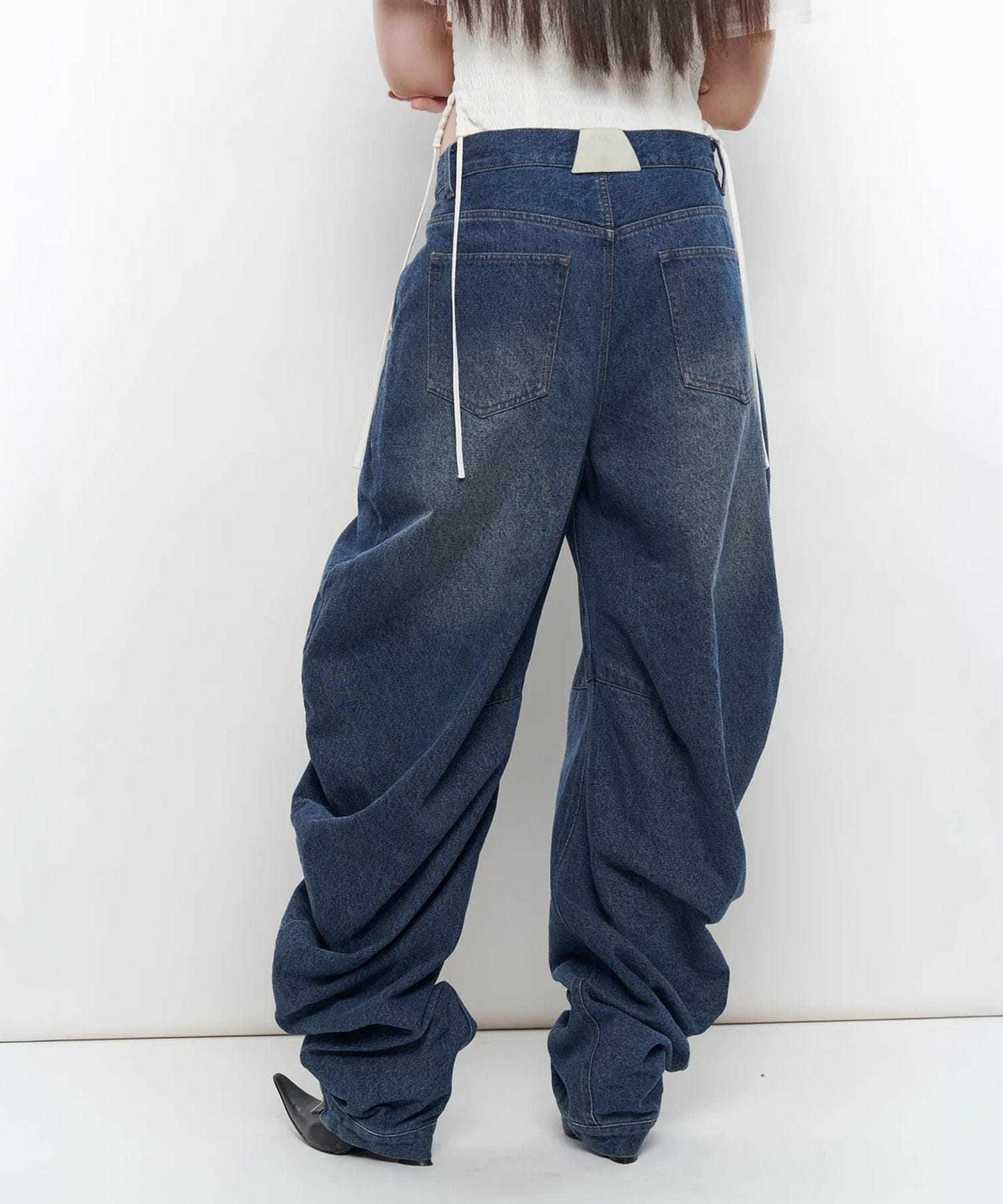 LIQUID DENIM PANTS POOLDE
