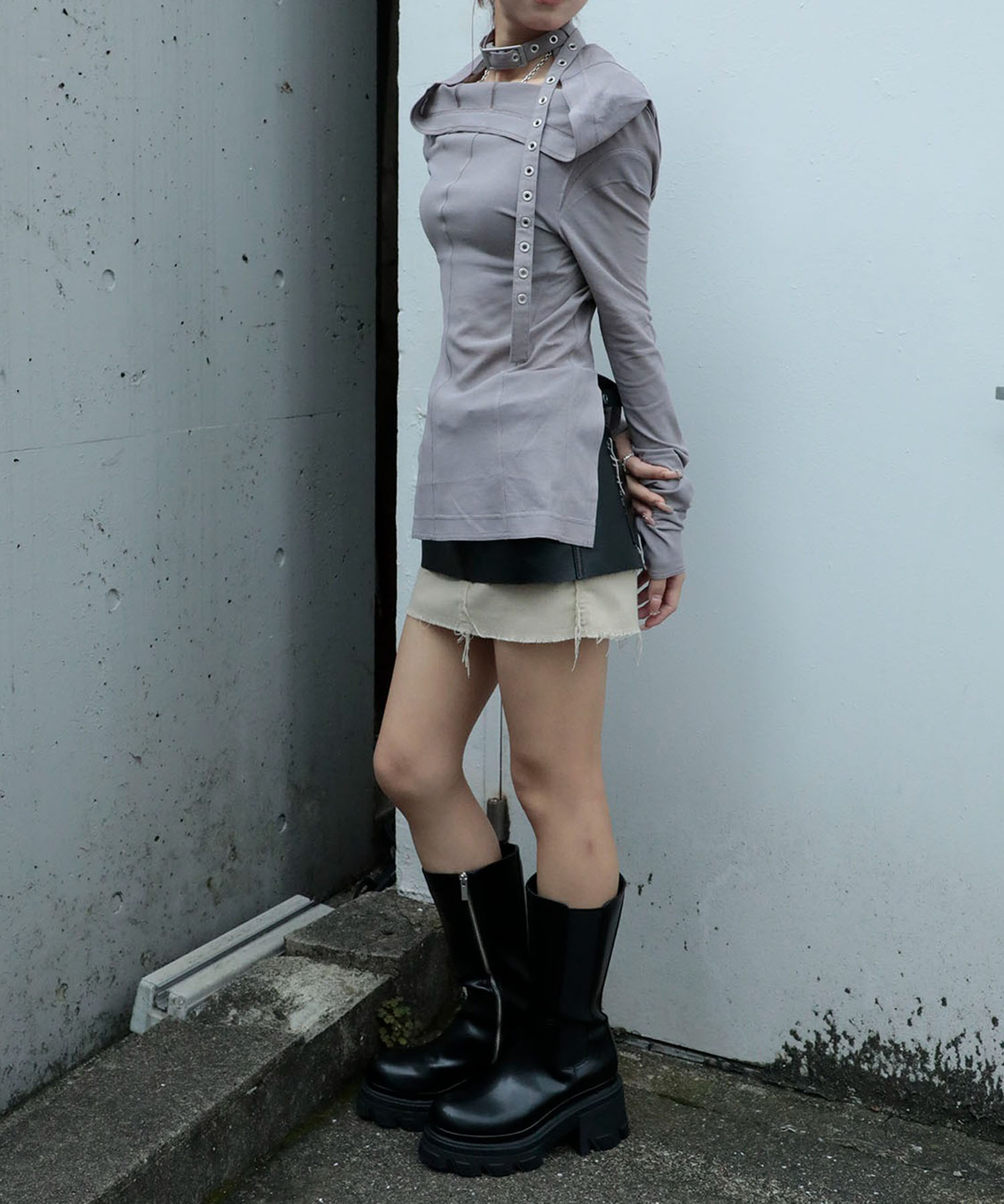 別注sholder pad long sleeve mukcyen