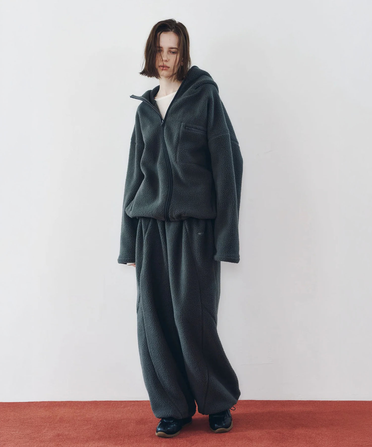 switching boa pants(unisex)/l mint Knuth Marf