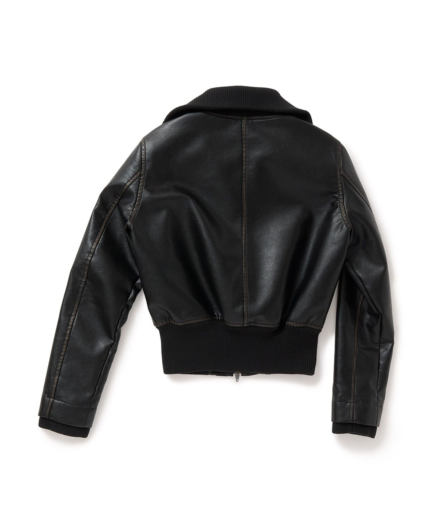 Faded Leather Blouson PERVERZE